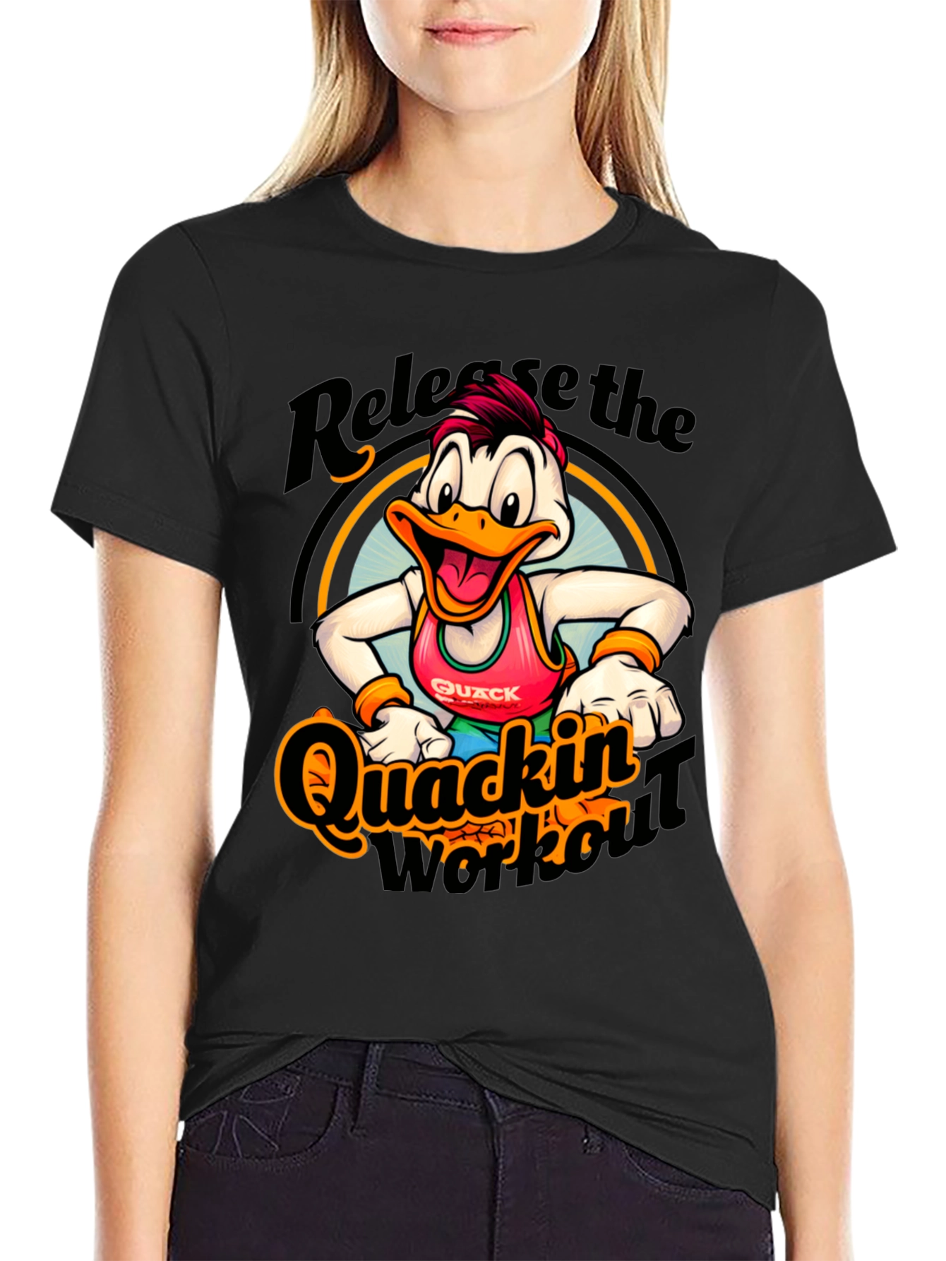 Quackin Workout T-Shirt - Release the Quack!