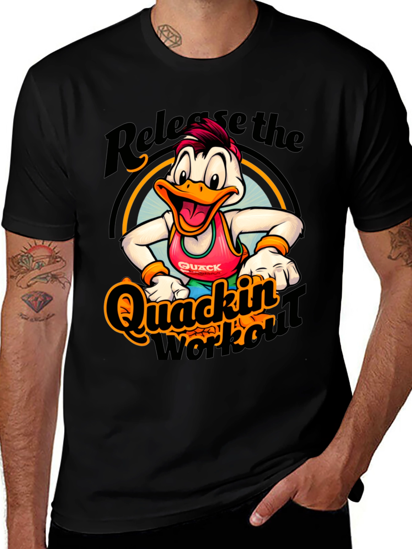 Quackin Workout T-Shirt - Release the Quack!