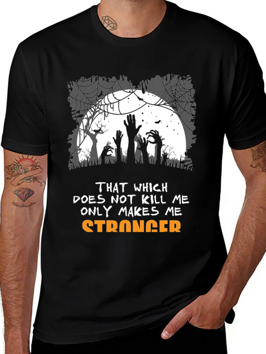 Halloween Zombie T-Shirt - That Which Does Not Kill Me