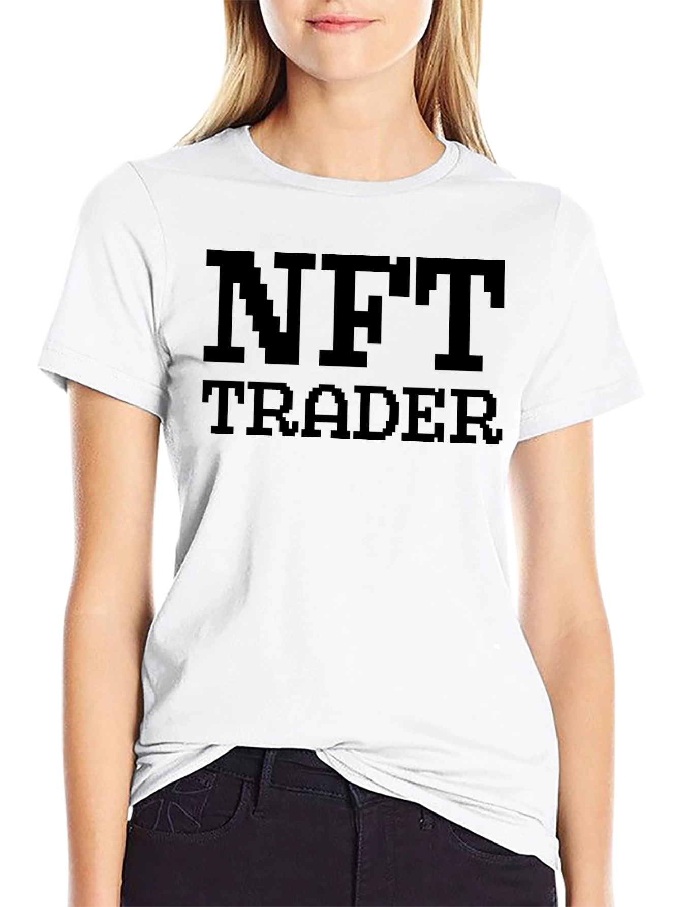 NFT Trader Black Graphic Tee Shirt