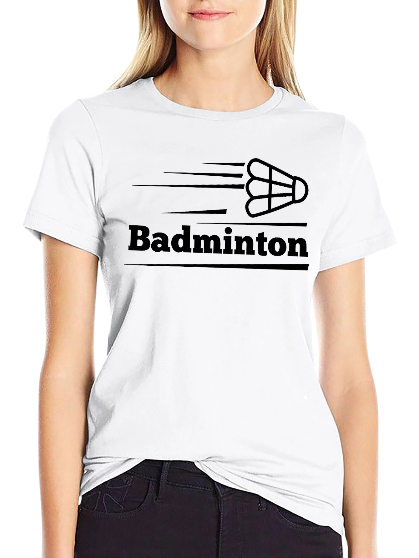 Badminton Graphic T-Shirt - Sporty Style