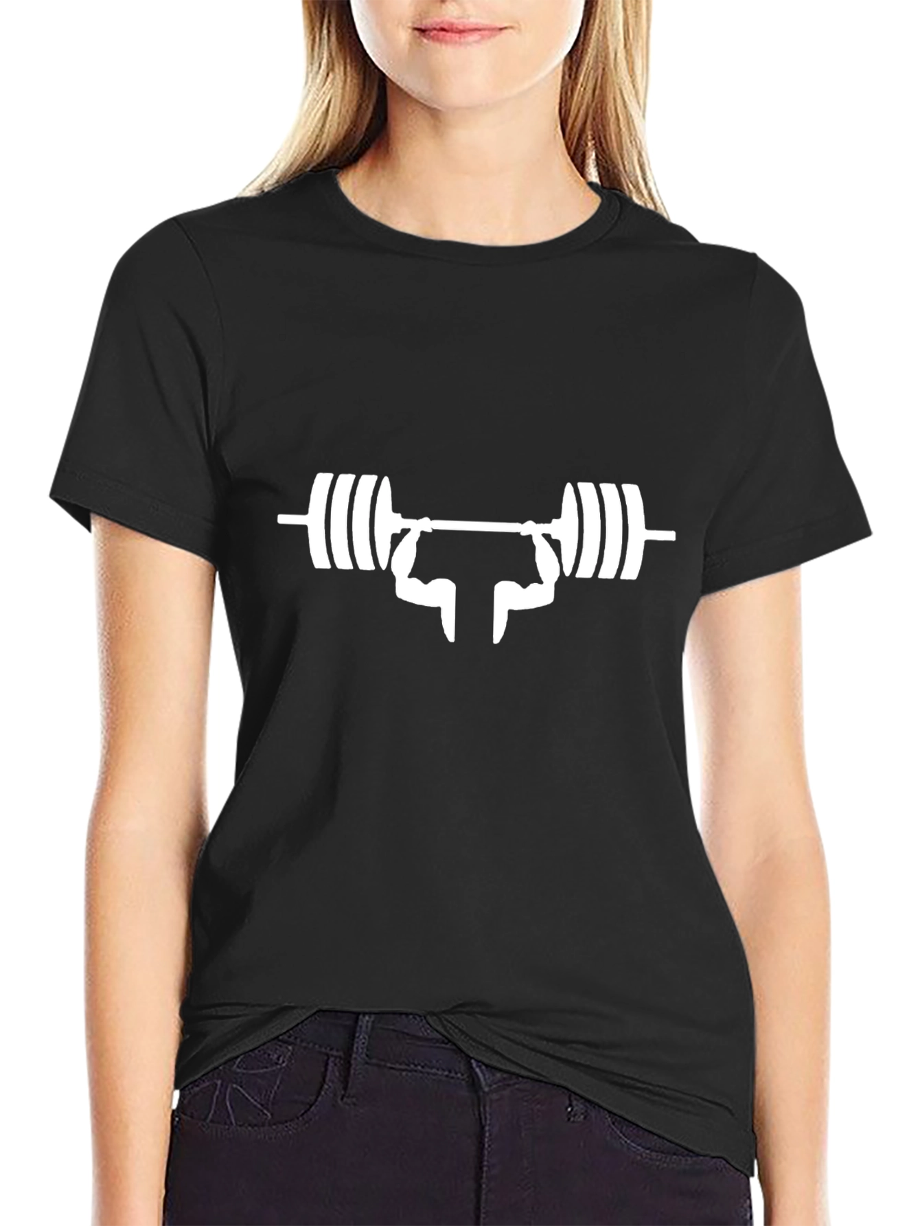 Weightlifting Graphic Tee - Black