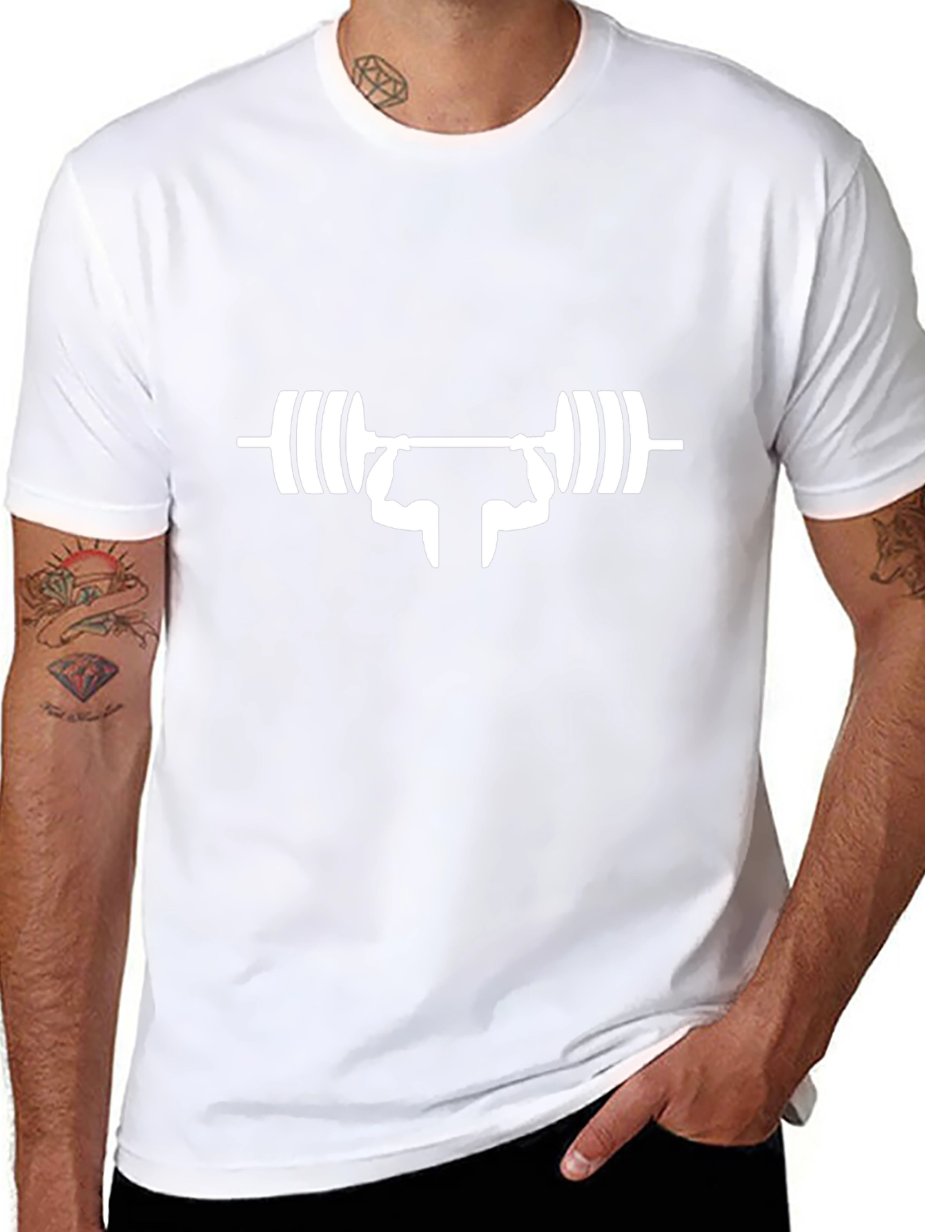 Weightlifting Graphic Tee - Black