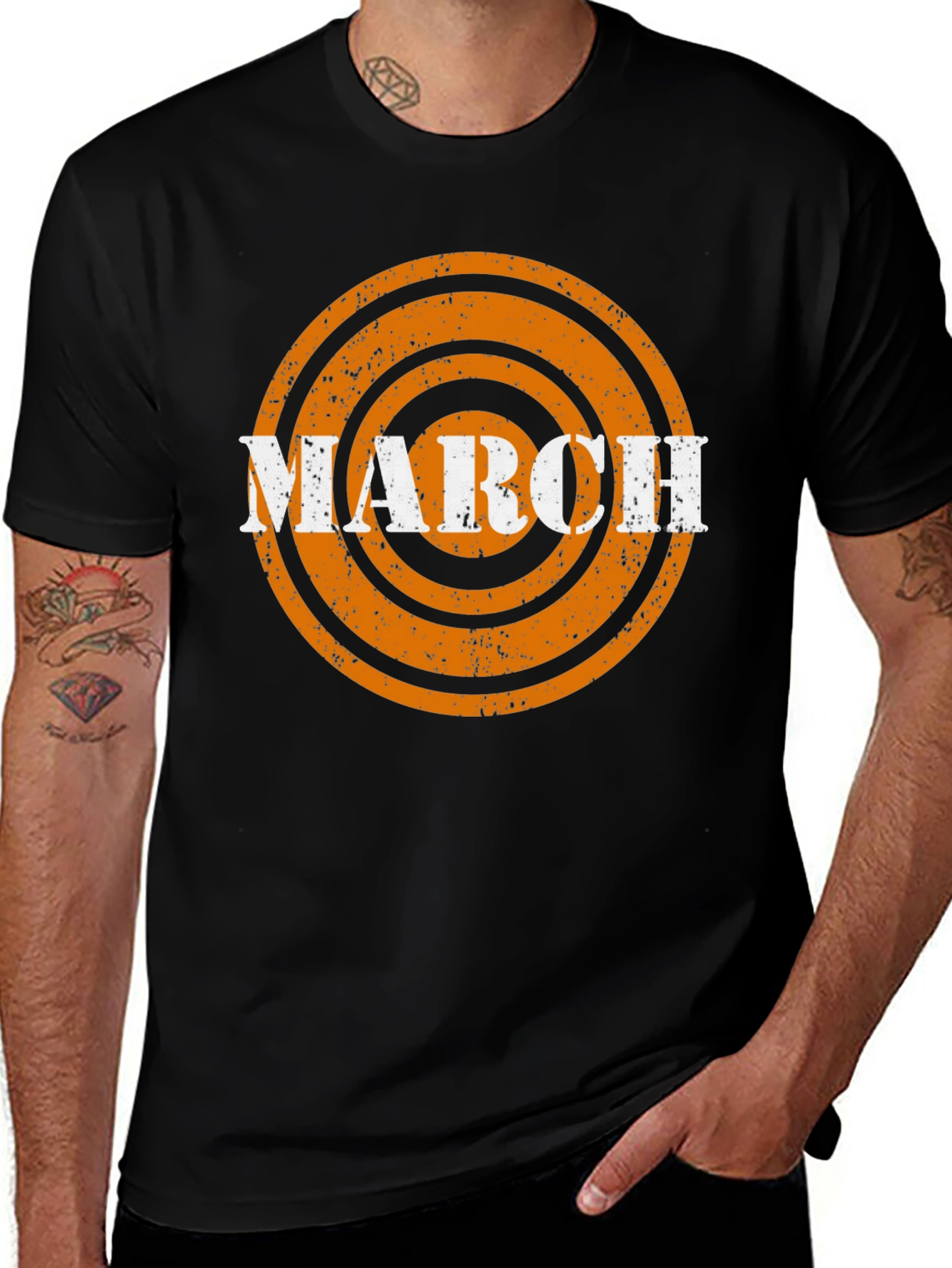 March Target Graphic T-Shirt