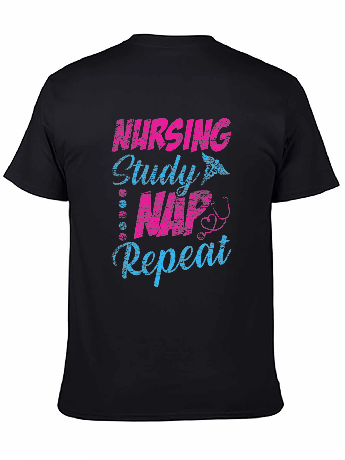 Nursing Study Nap Repeat T-Shirt