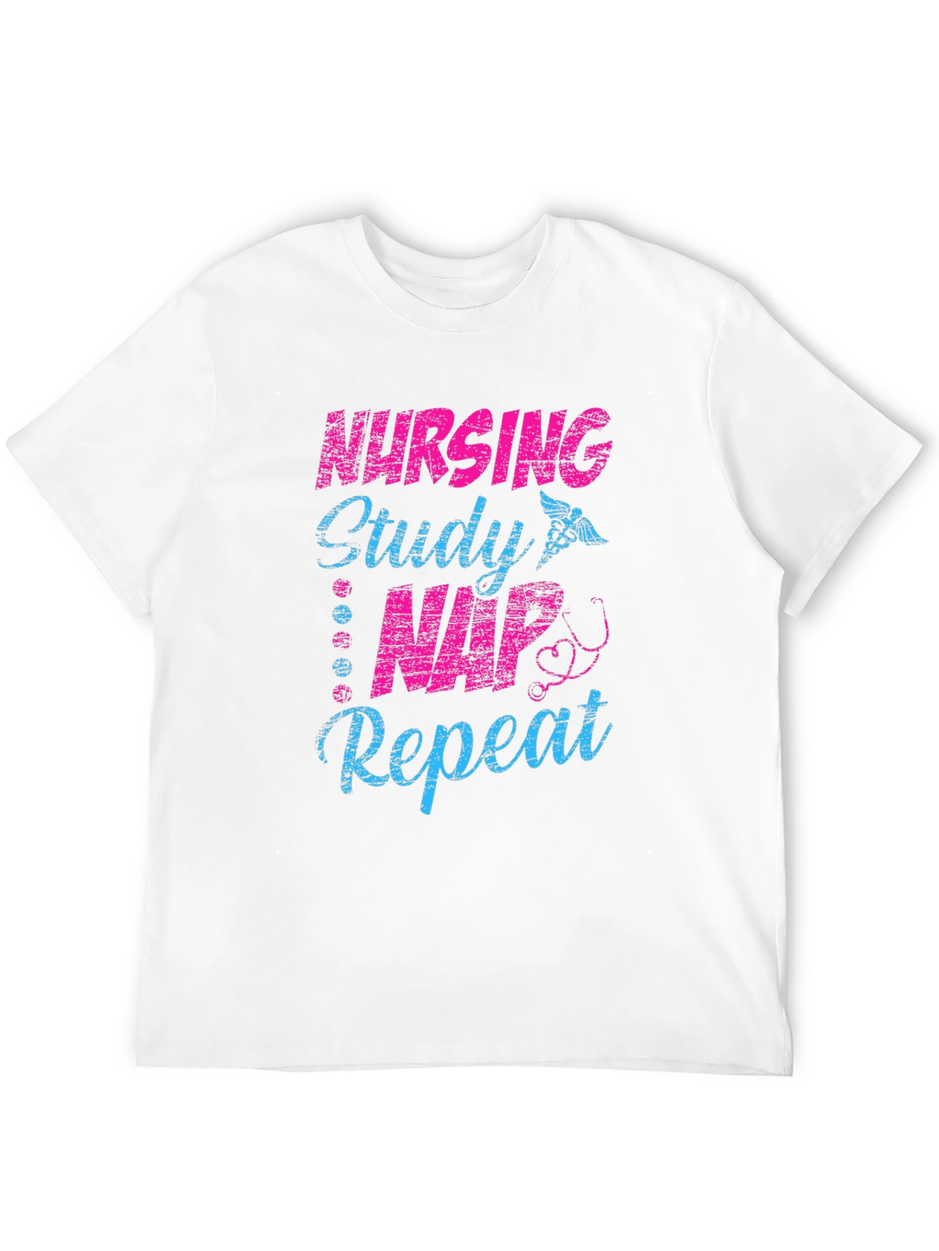 Nursing Study Nap Repeat T-Shirt