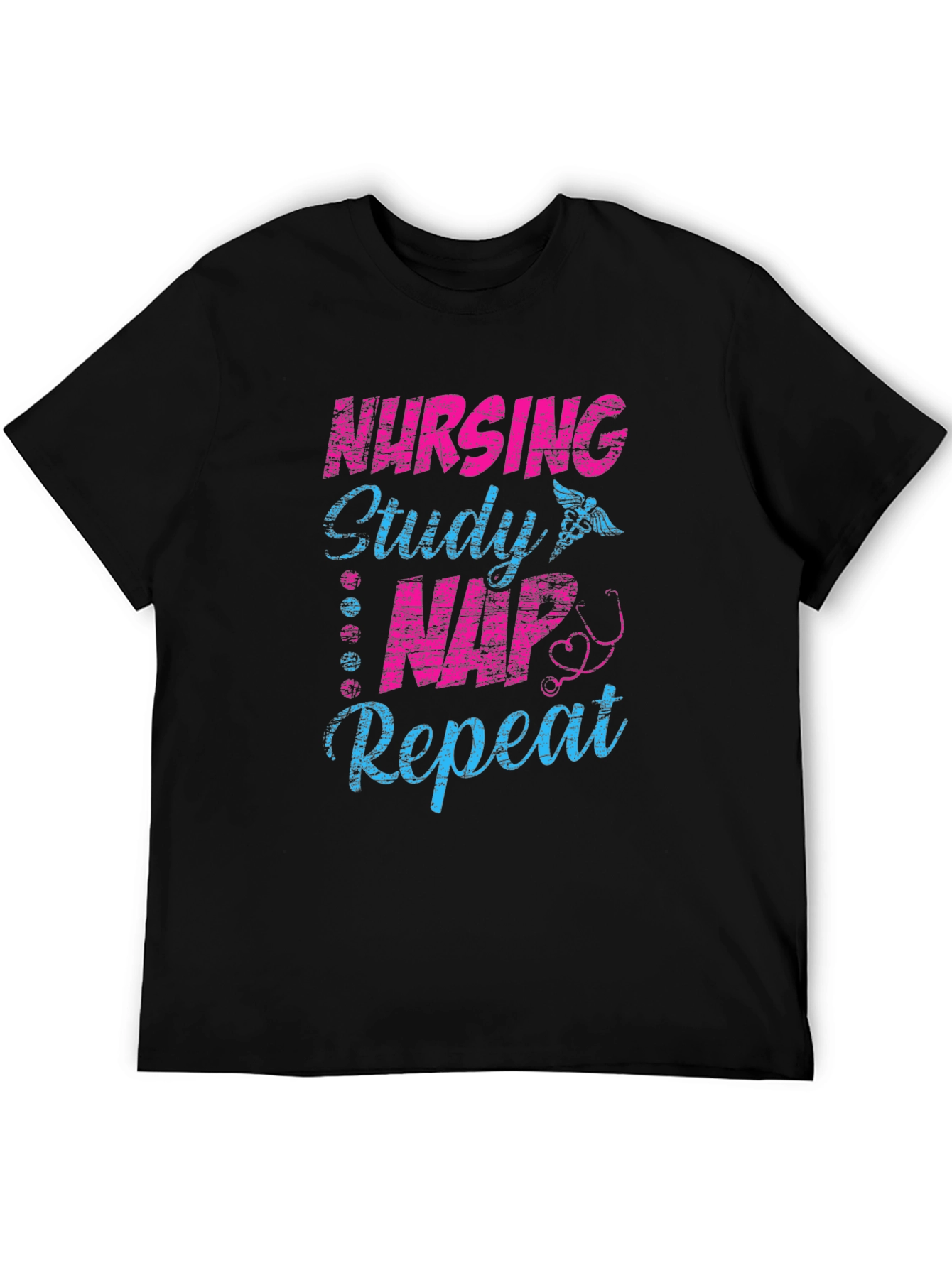 Nursing Study Nap Repeat T-Shirt