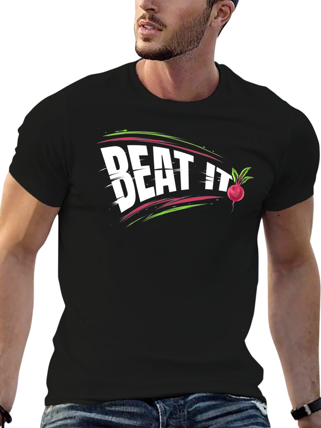 Beat It Beet Pun T-Shirt - Funny Vegetable Tee