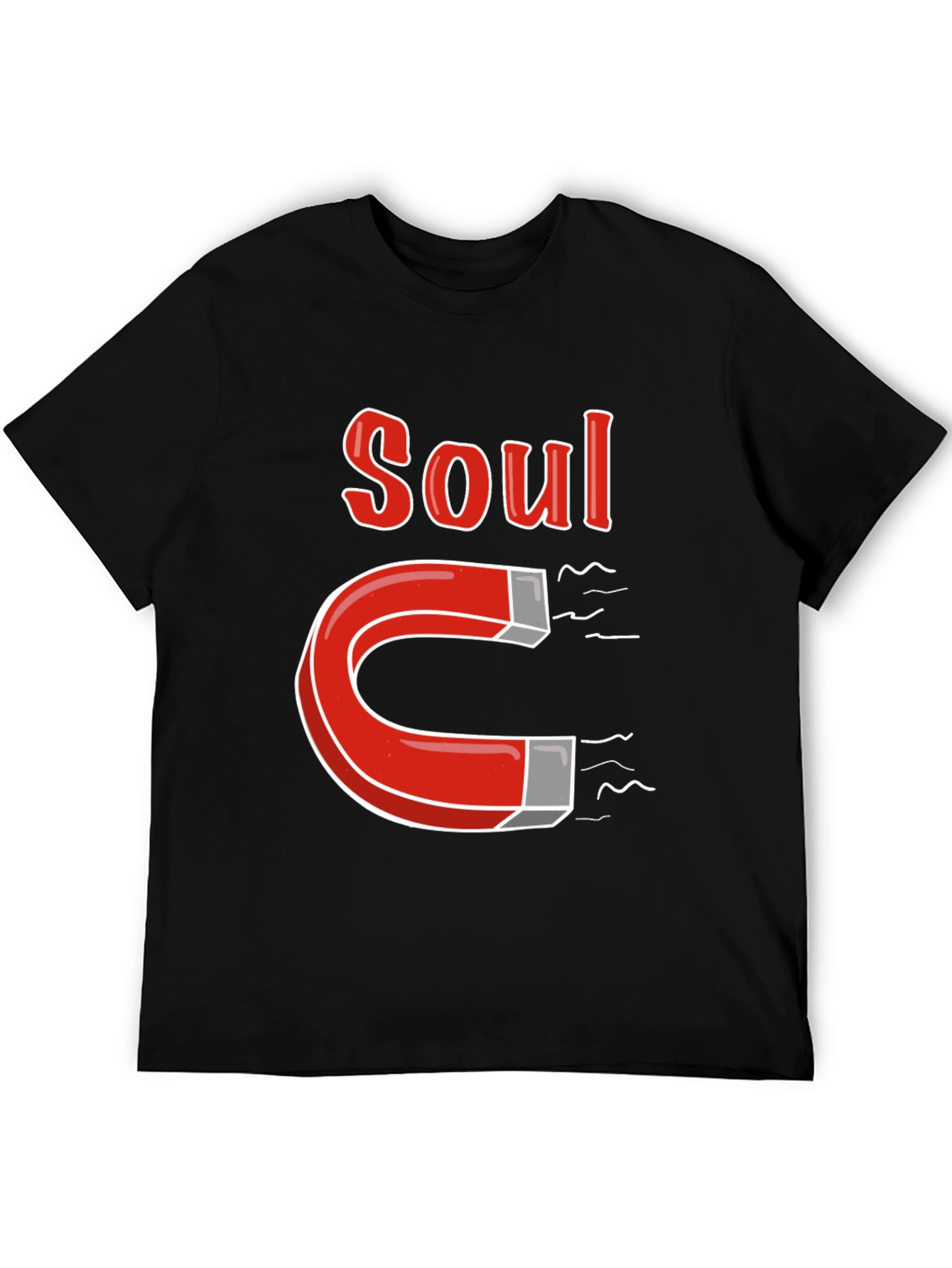 Soul Magnet Graphic T-Shirt - Black