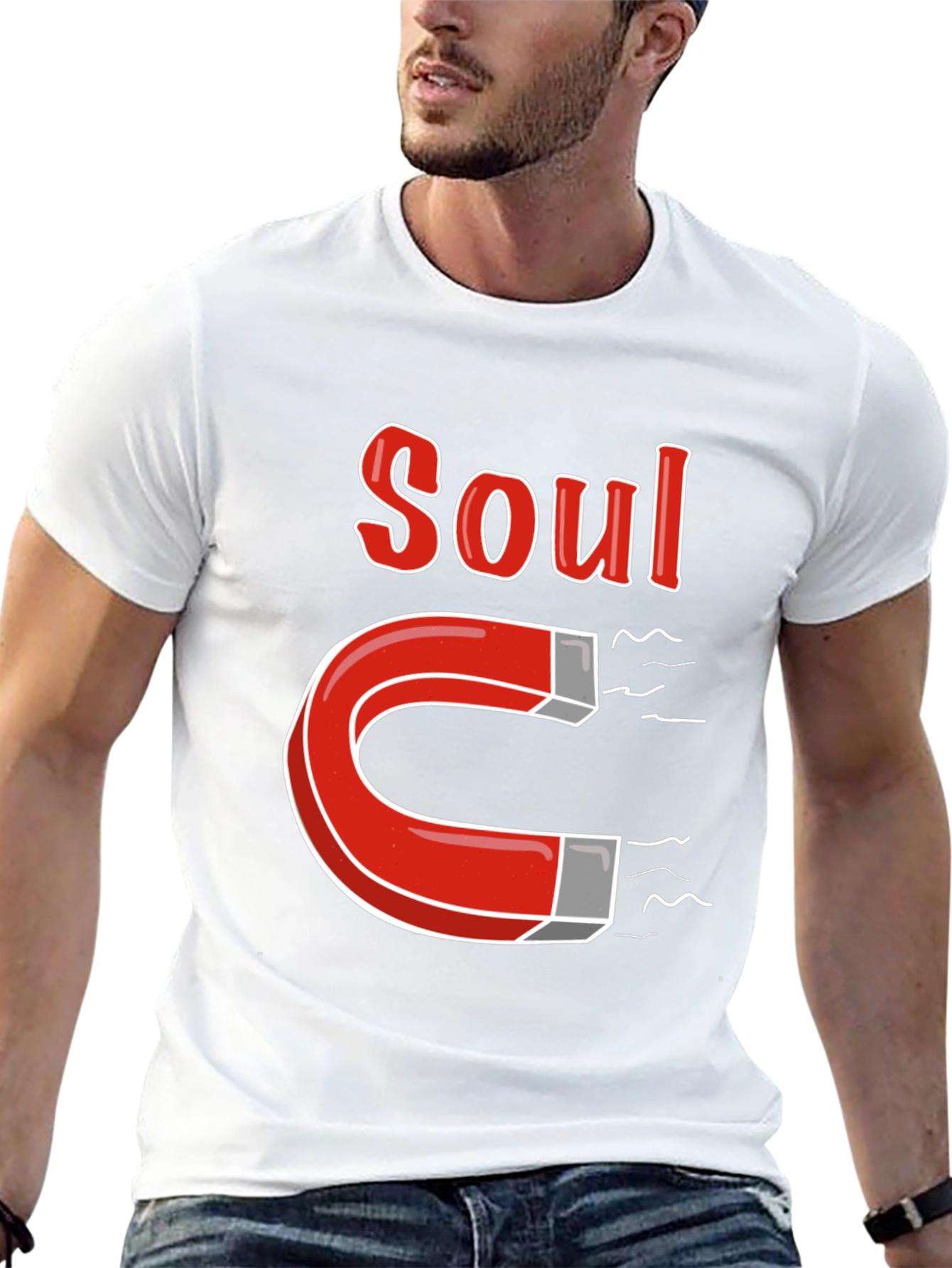 Soul Magnet Graphic T-Shirt - Black