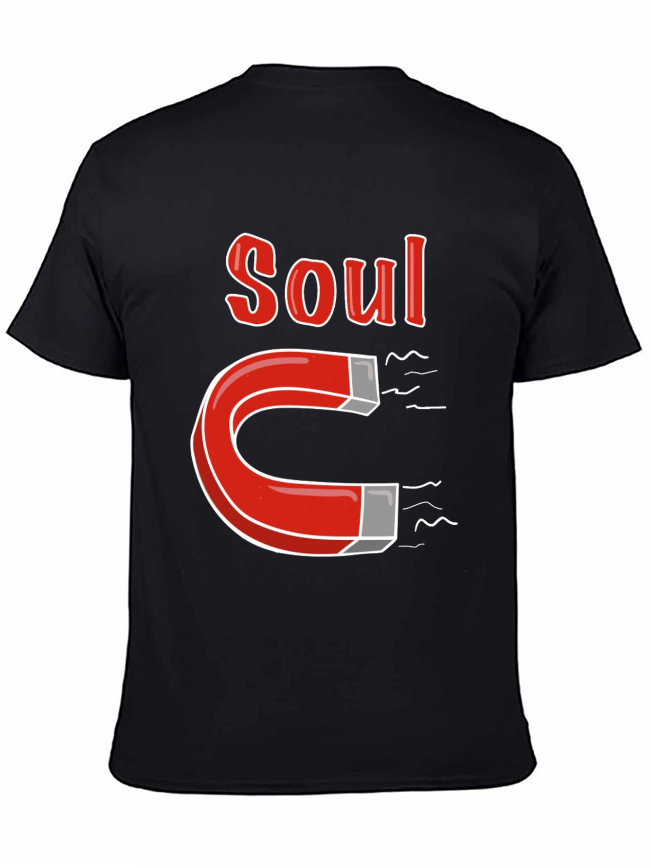Soul Magnet Graphic T-Shirt - Black