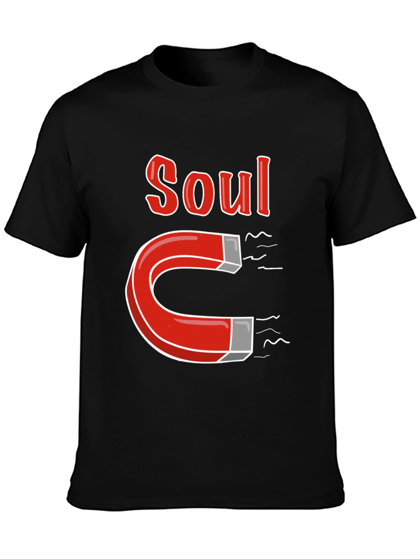 Soul Magnet Graphic T-Shirt - Black
