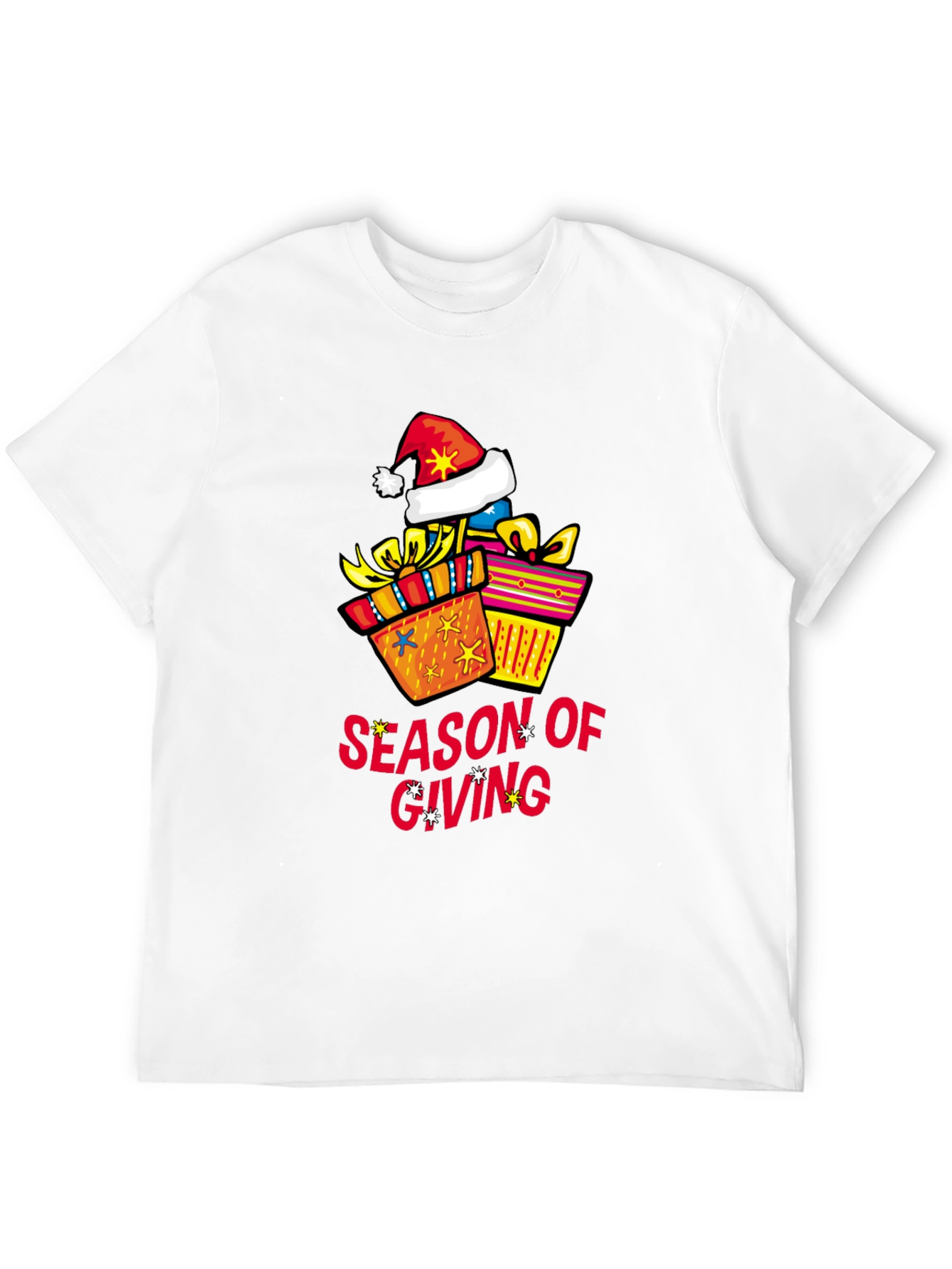 Season of Giving Graphic Tee - Holiday Gift Shirt