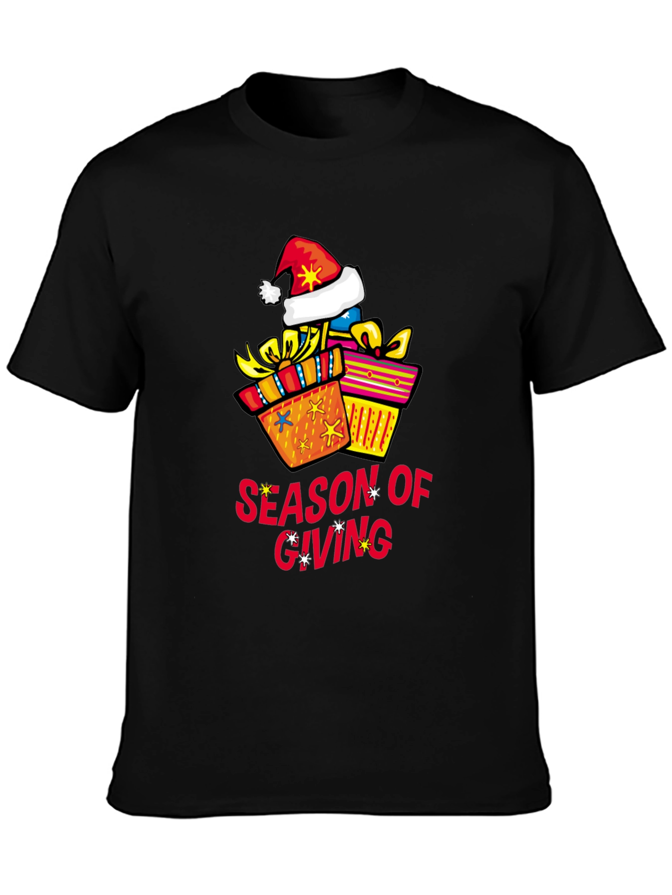Season of Giving Graphic Tee - Holiday Gift Shirt