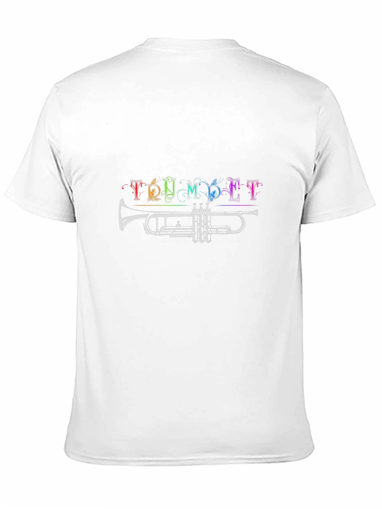Trumpet Rainbow T-Shirt - Music Lover Tee