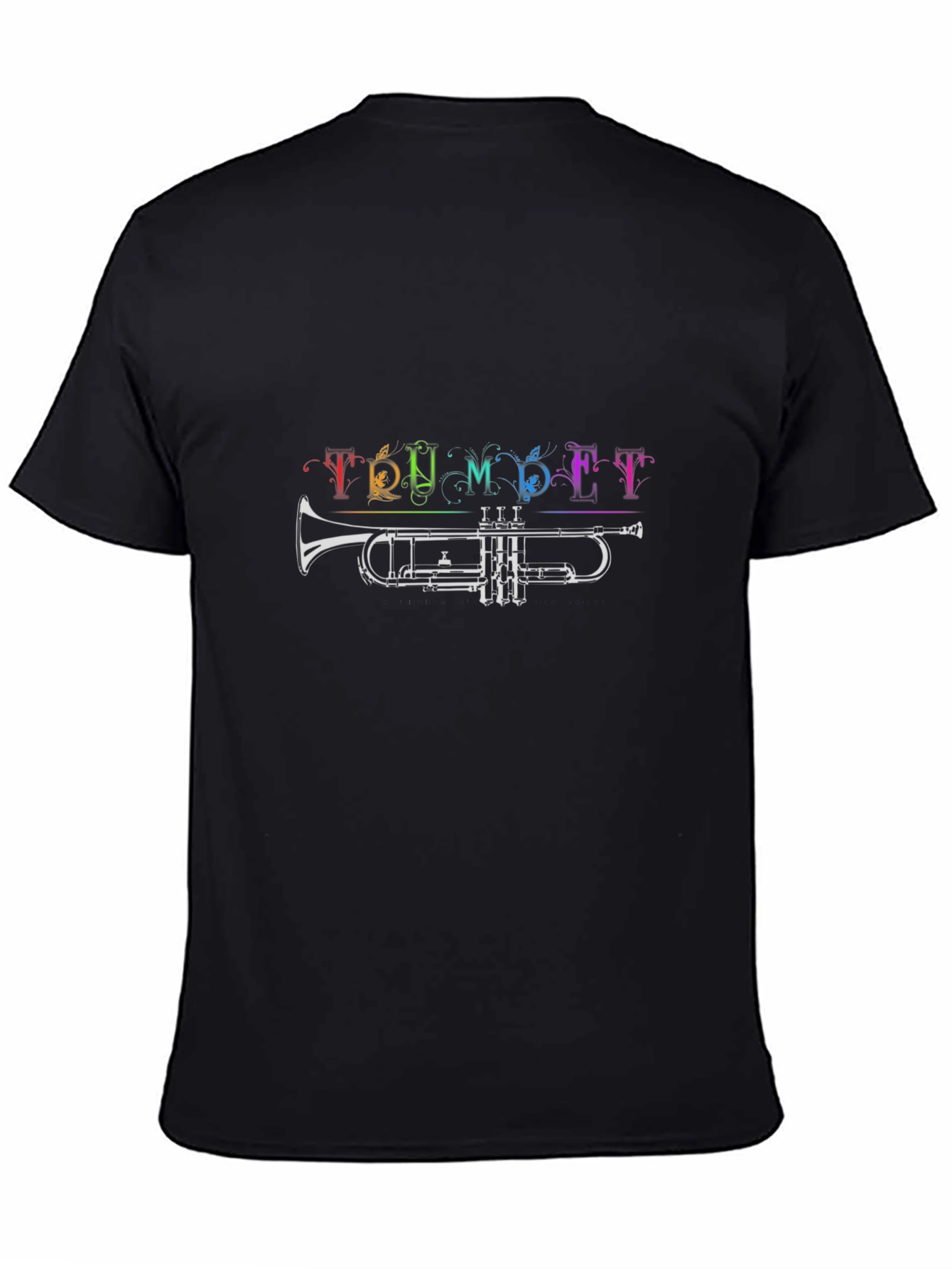 Trumpet Rainbow T-Shirt - Music Lover Tee