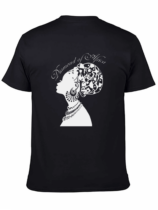 Diamond of Africa T-Shirt - Black Graphic Tee