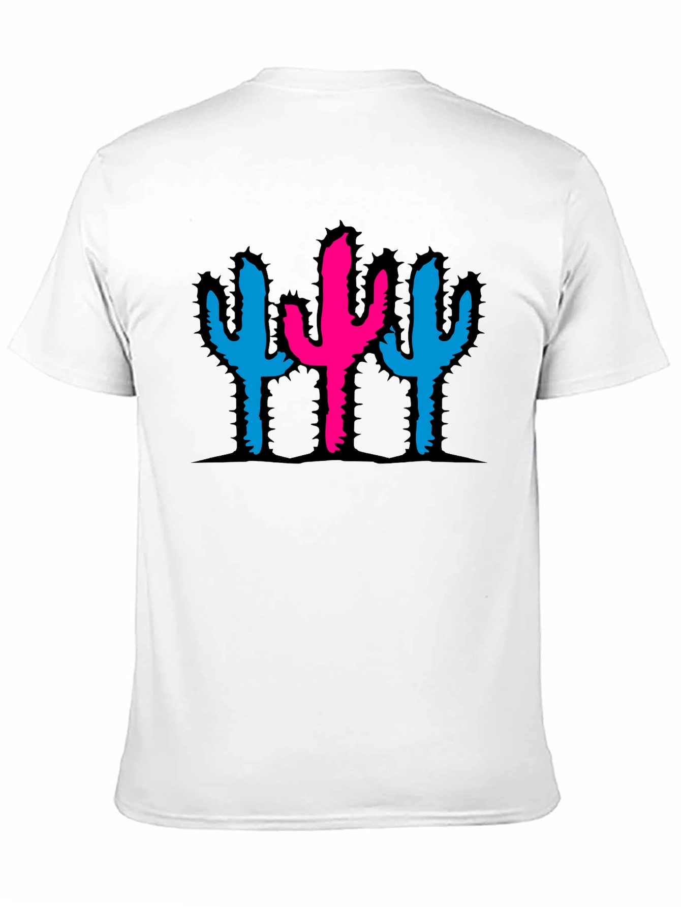 Cactus Graphic Black T-Shirt