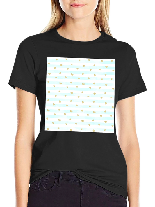 Heart Pattern T-Shirt - Stylish Mens Tee