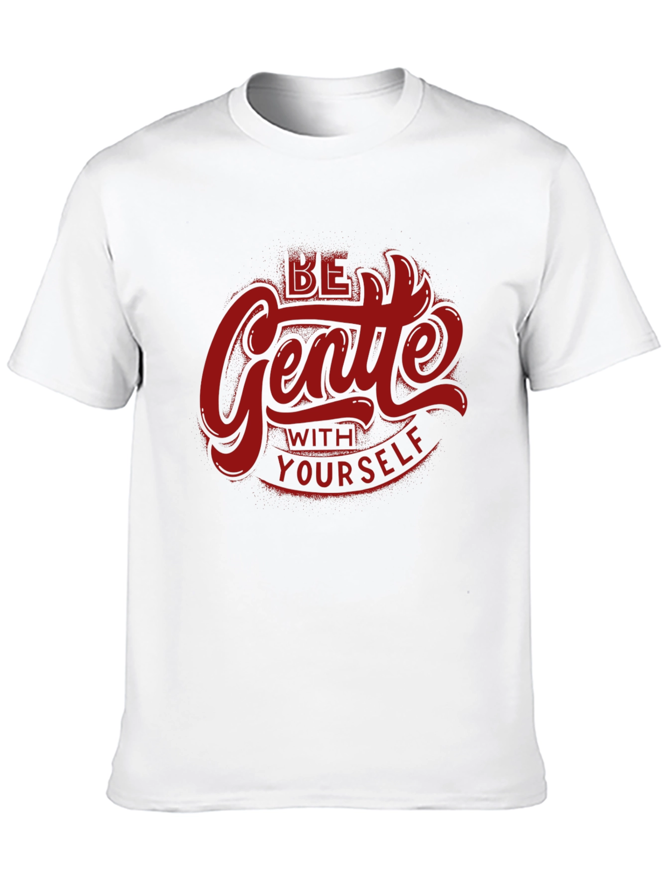 Be Gentle With Yourself Graphic Tee - Black