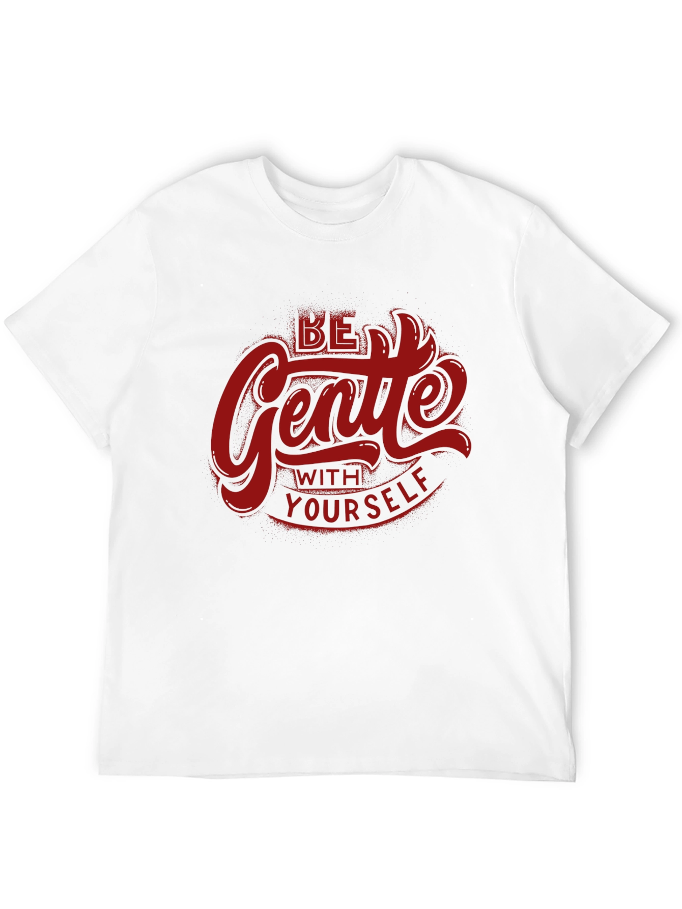 Be Gentle With Yourself Graphic Tee - Black