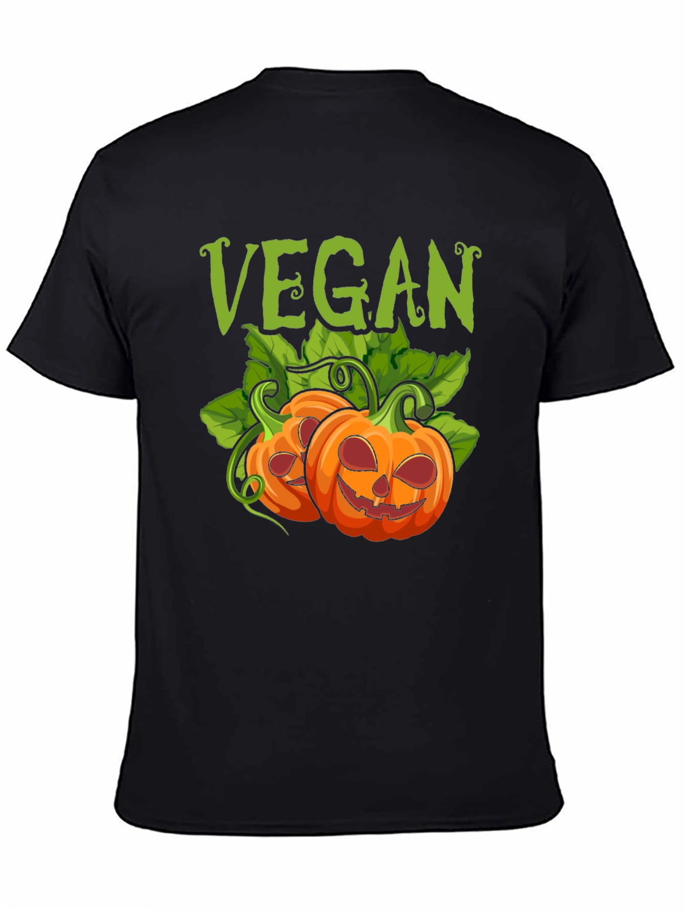 Vegan Halloween Pumpkin T-Shirt