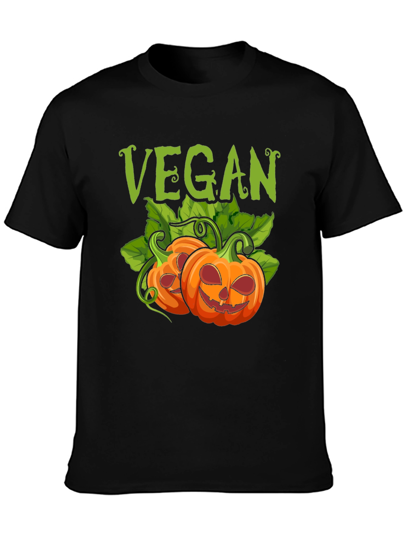 Vegan Halloween Pumpkin T-Shirt