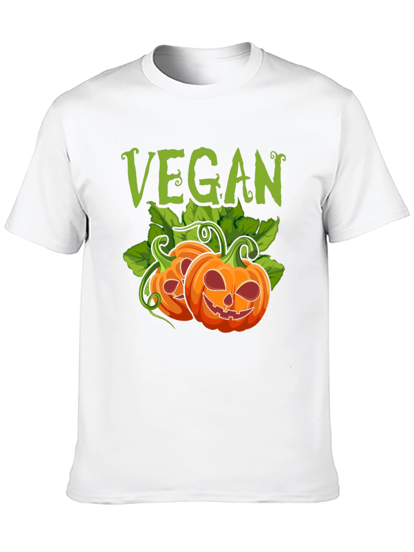 Vegan Halloween Pumpkin T-Shirt