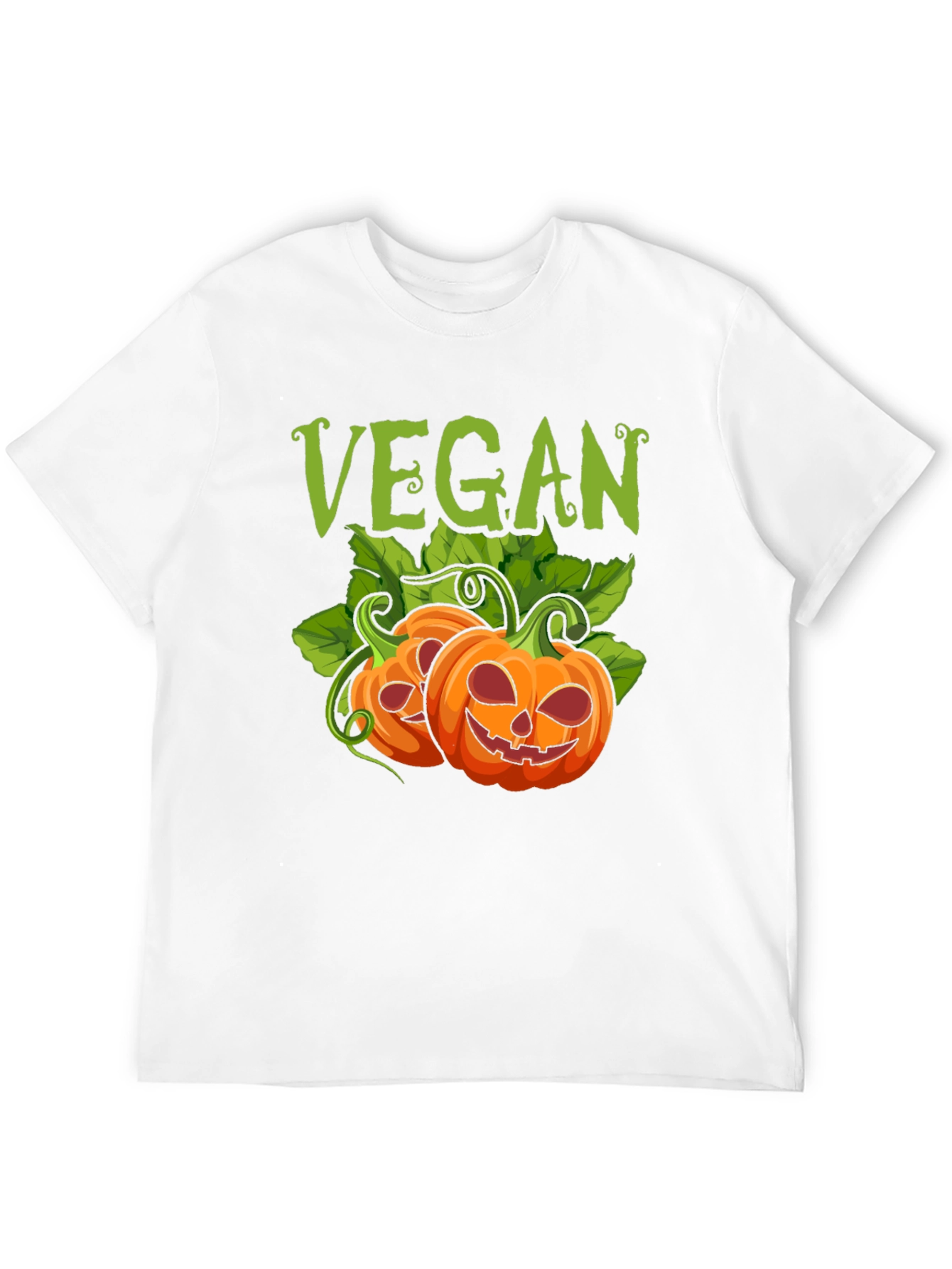 Vegan Halloween Pumpkin T-Shirt