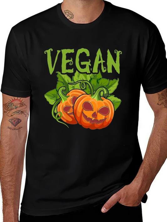 Vegan Halloween Pumpkin T-Shirt