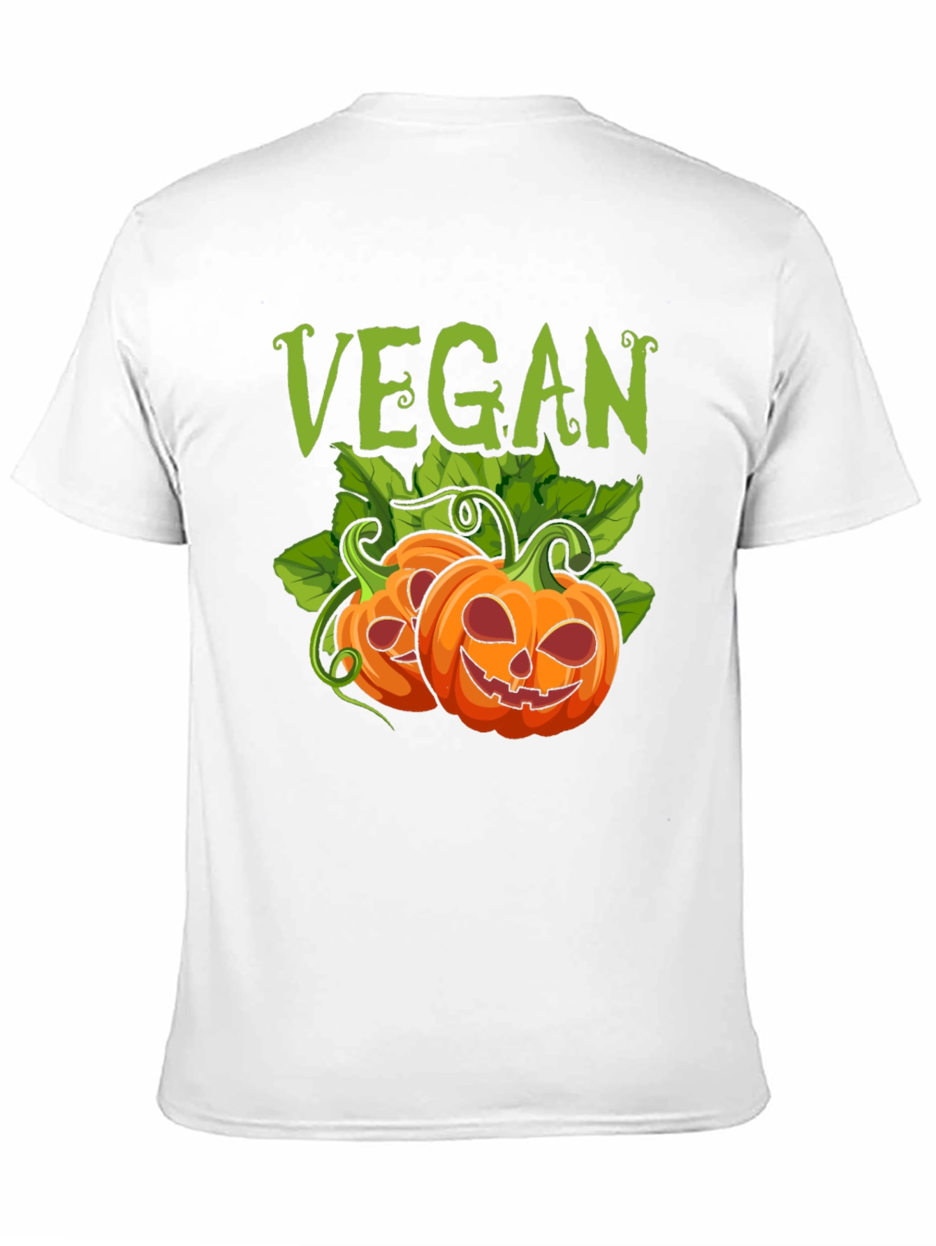 Vegan Halloween Pumpkin T-Shirt