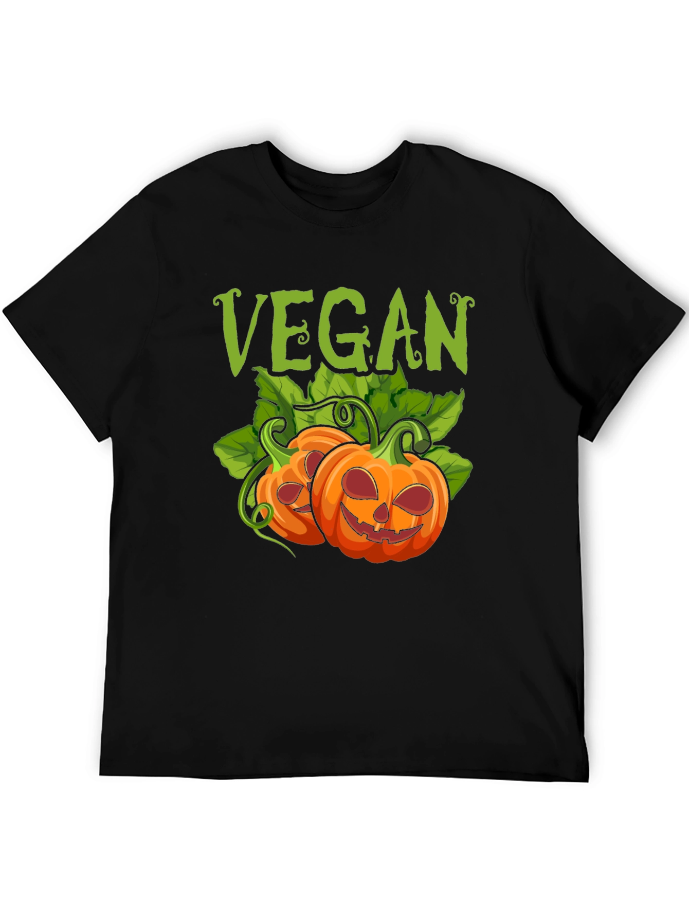 Vegan Halloween Pumpkin T-Shirt