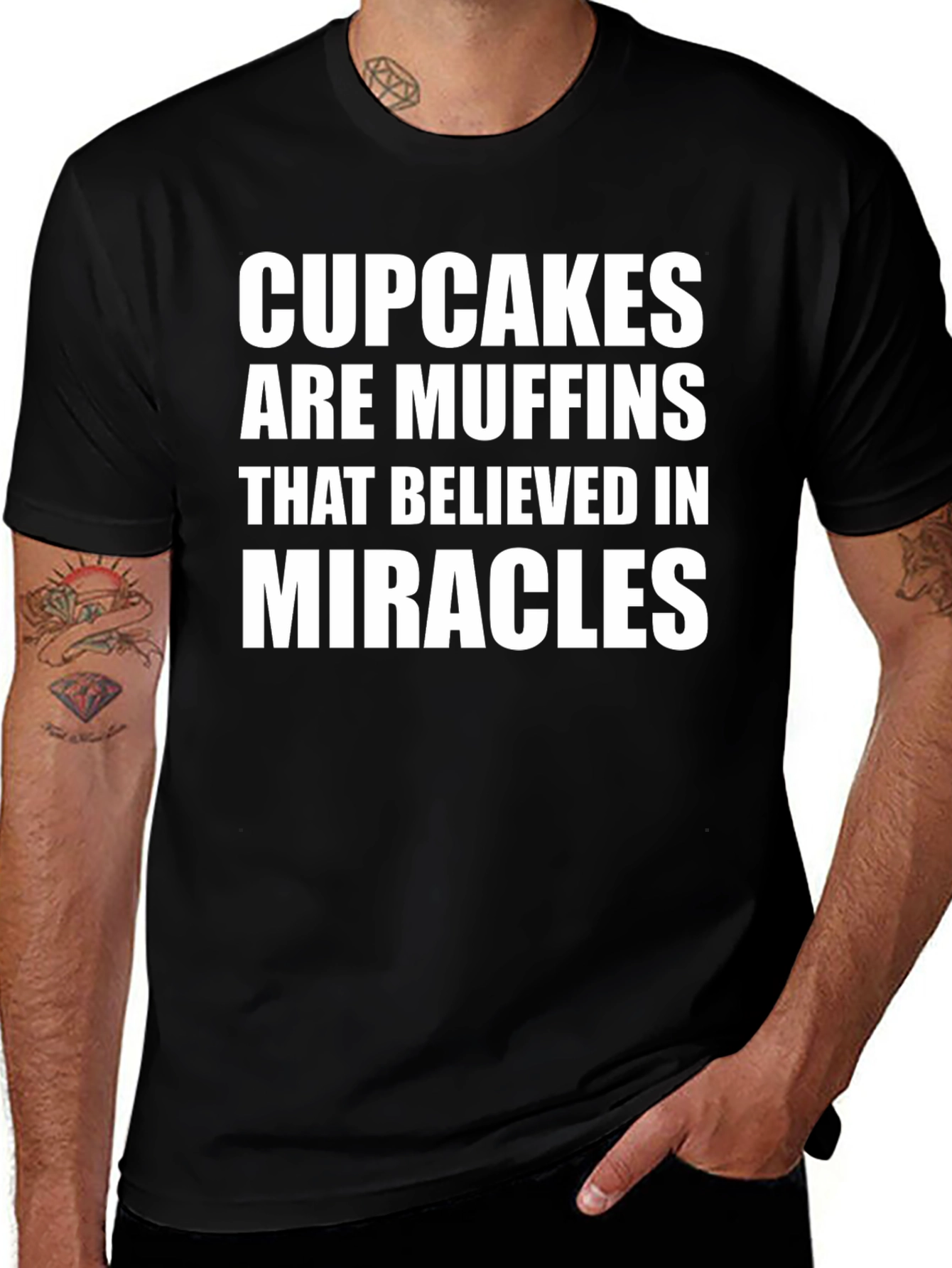 Cupcakes Are Muffins Graphic Tee