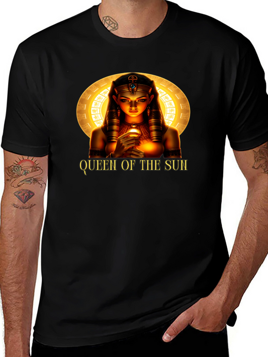 Queen of the Sun Graphic T-Shirt - Black