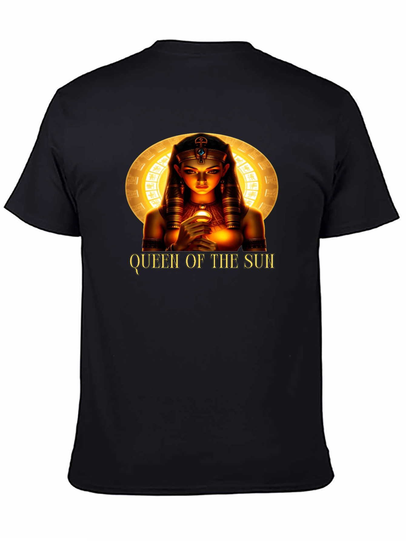 Queen of the Sun Graphic T-Shirt - Black