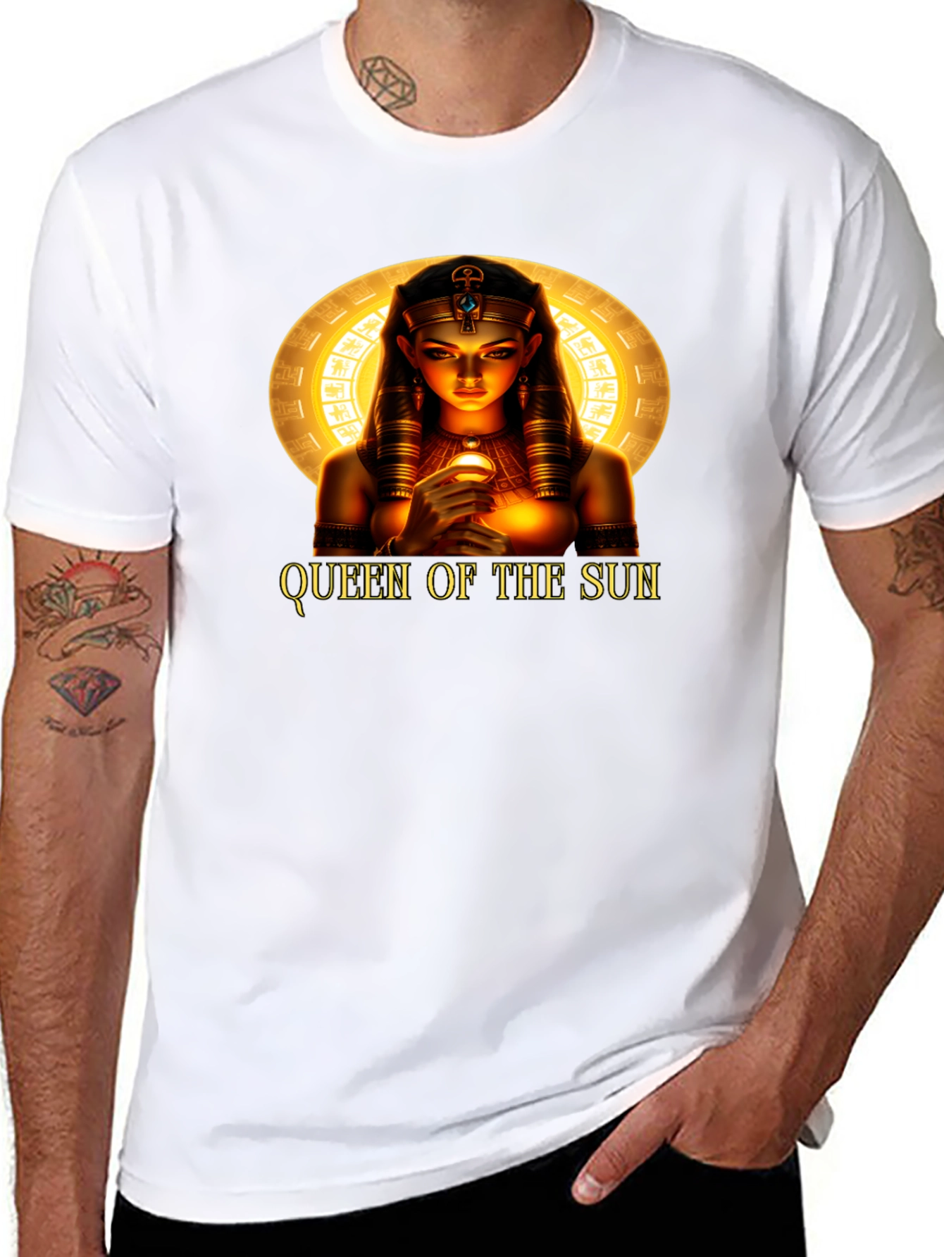 Queen of the Sun Graphic T-Shirt - Black