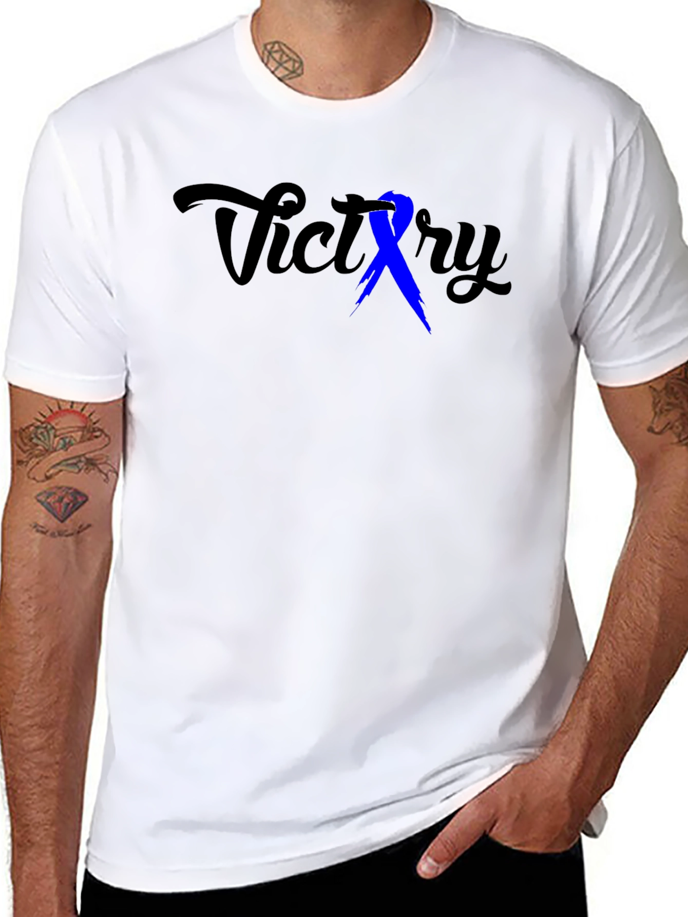 Victory Ribbon Graphic T-Shirt