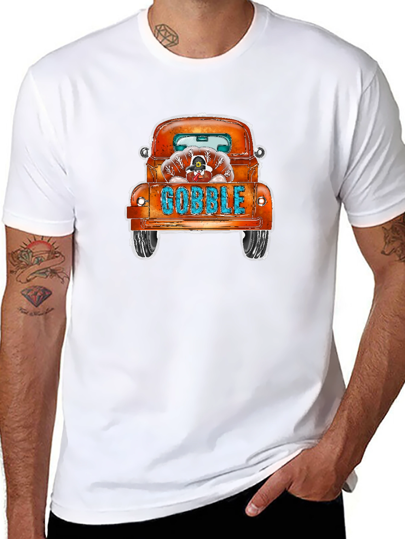 Thanksgiving Turkey Truck T-Shirt