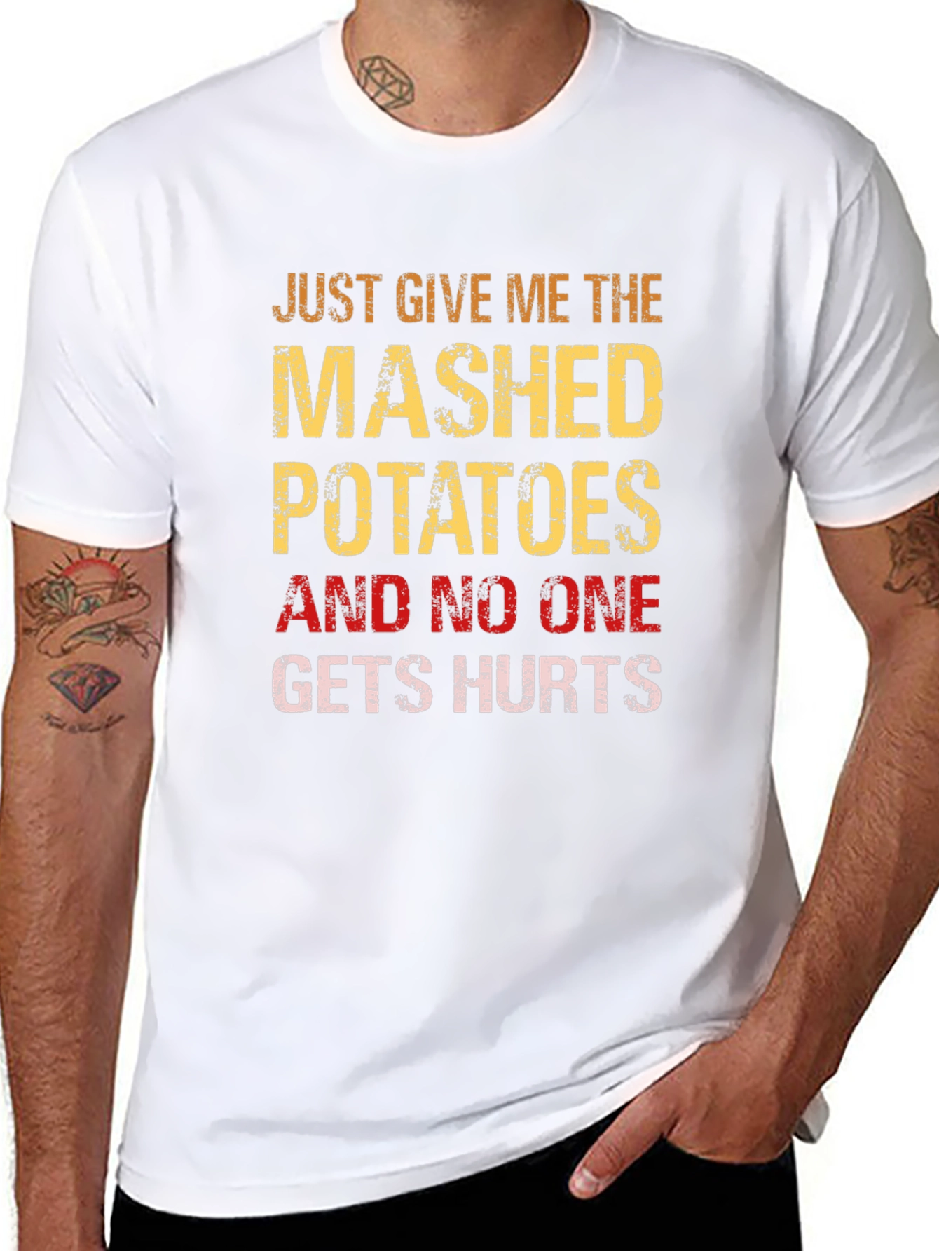 Mashed Potato Mens Graphic Tee