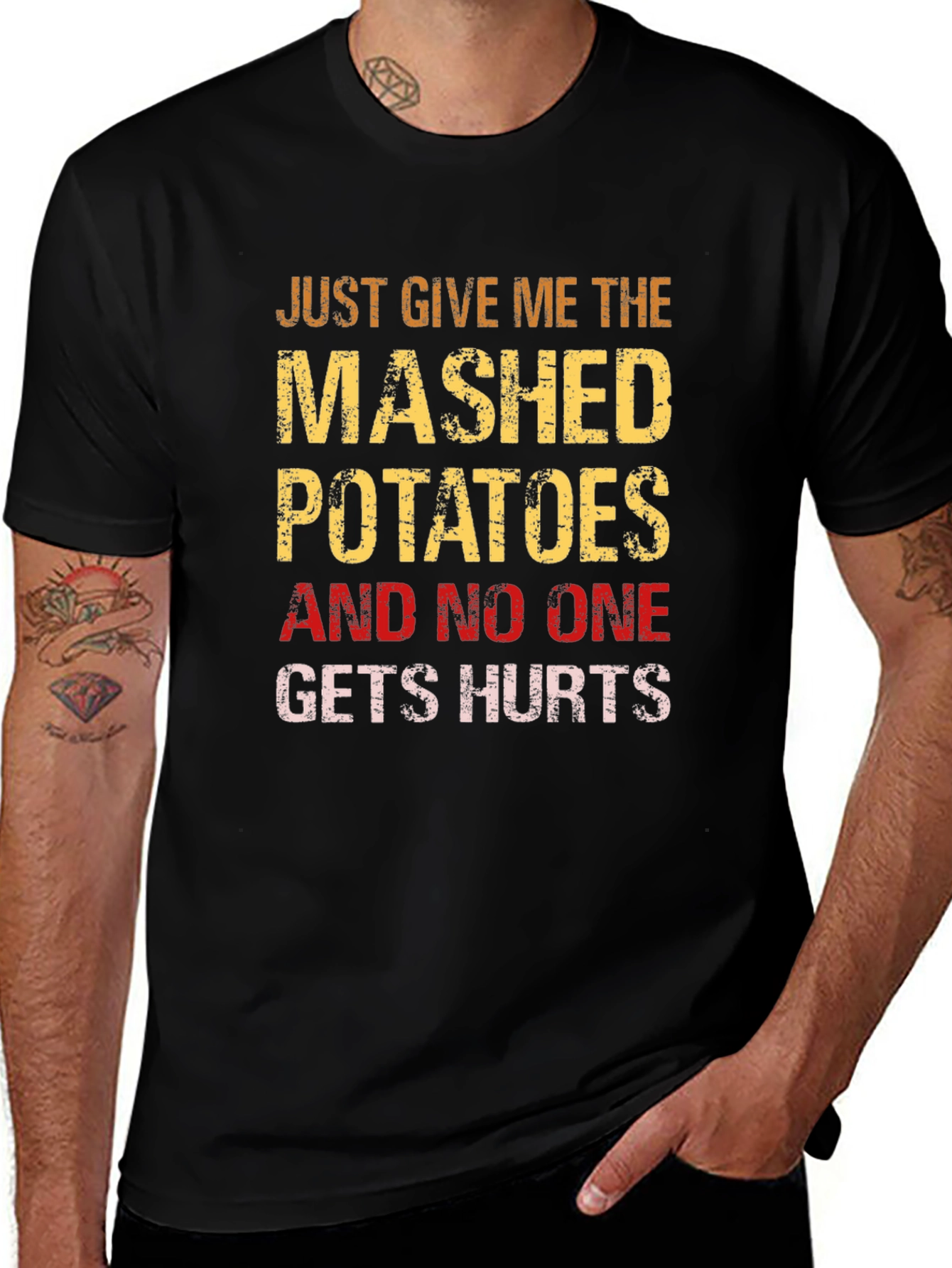 Mashed Potato Mens Graphic Tee