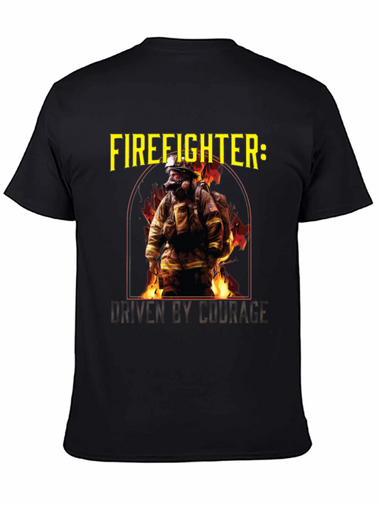 Firefighter Courage Graphic T-Shirt