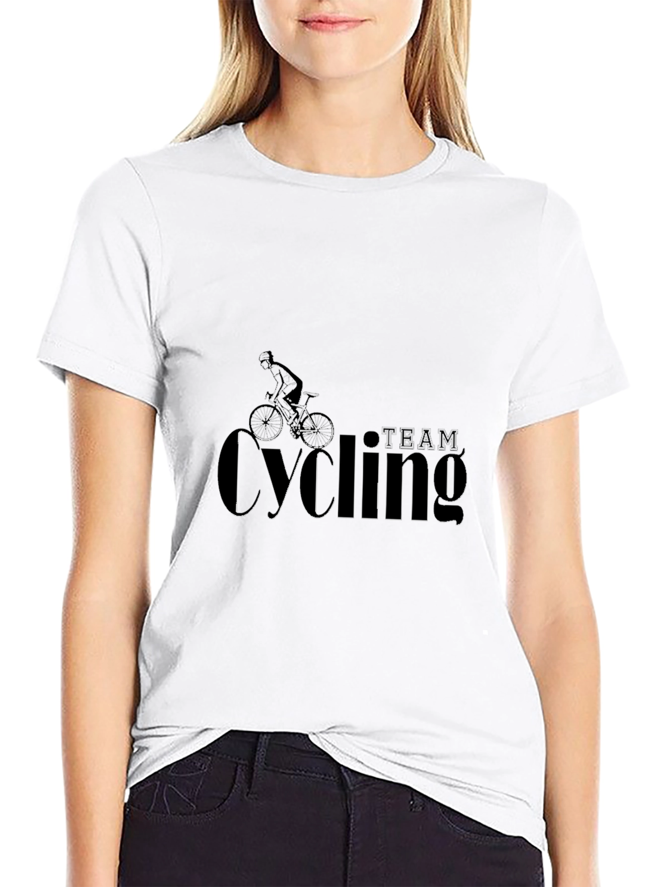 Team Cycling Black Graphic Tee