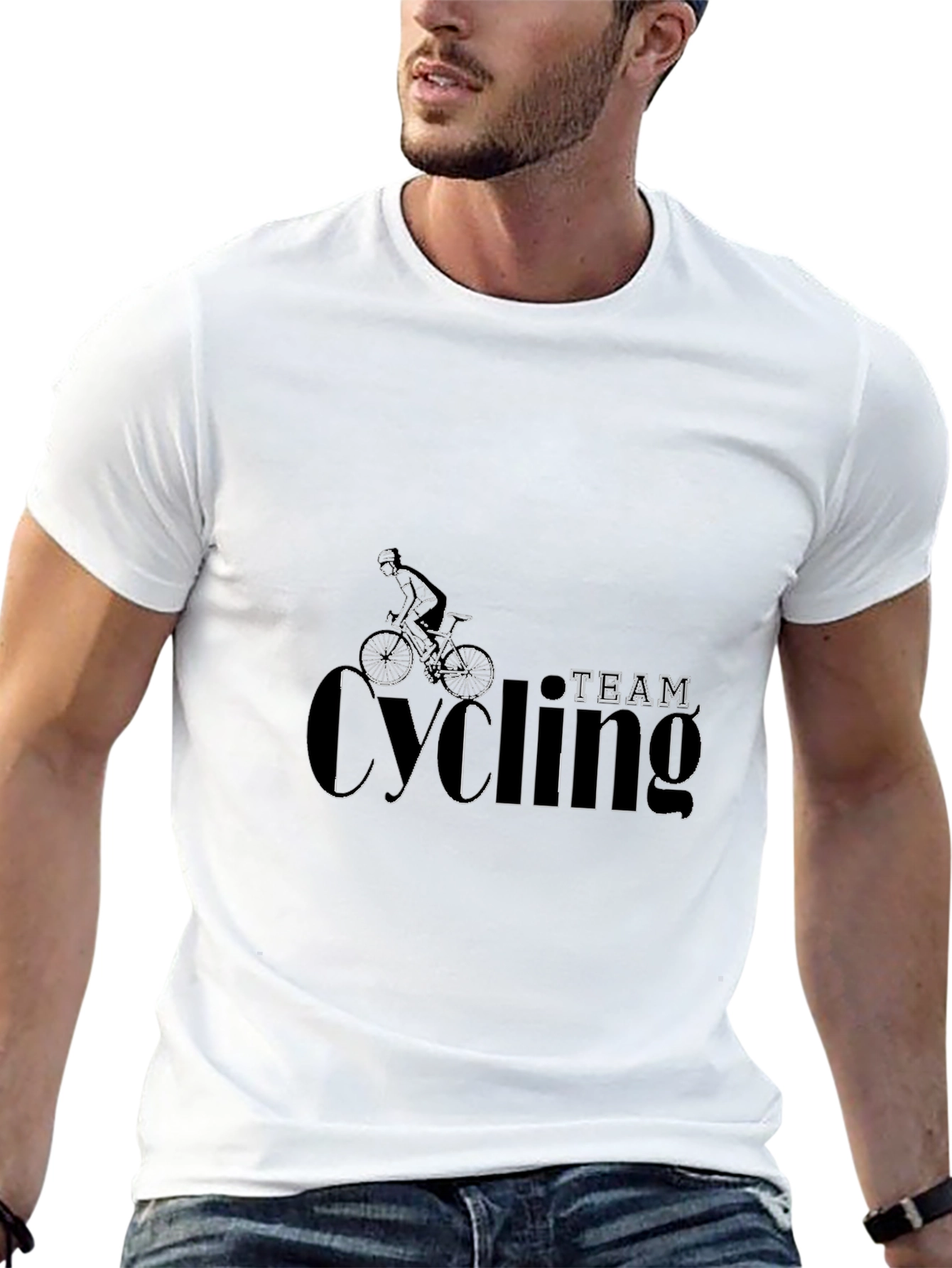 Team Cycling Black Graphic Tee