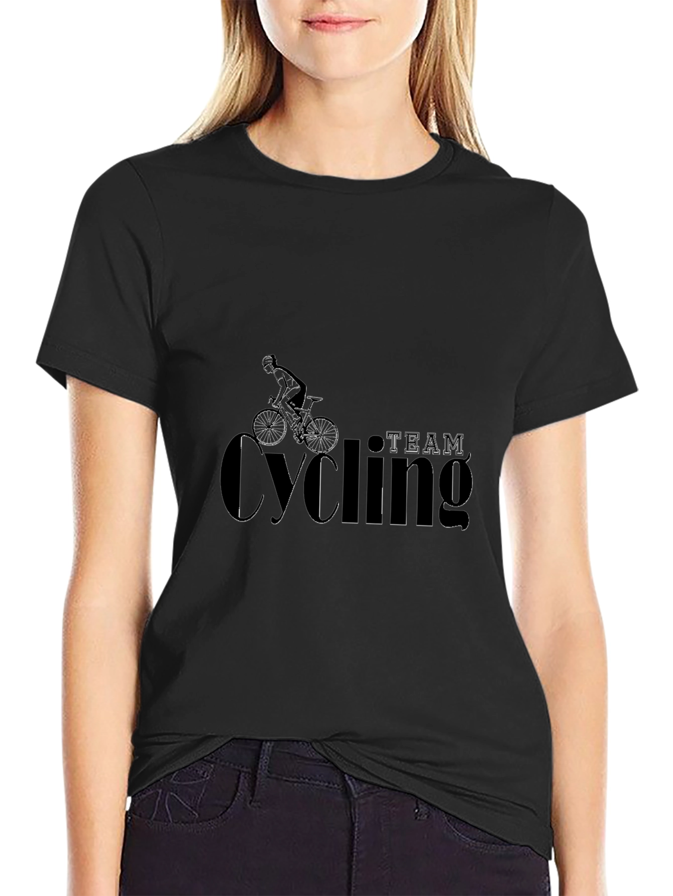 Team Cycling Black Graphic Tee