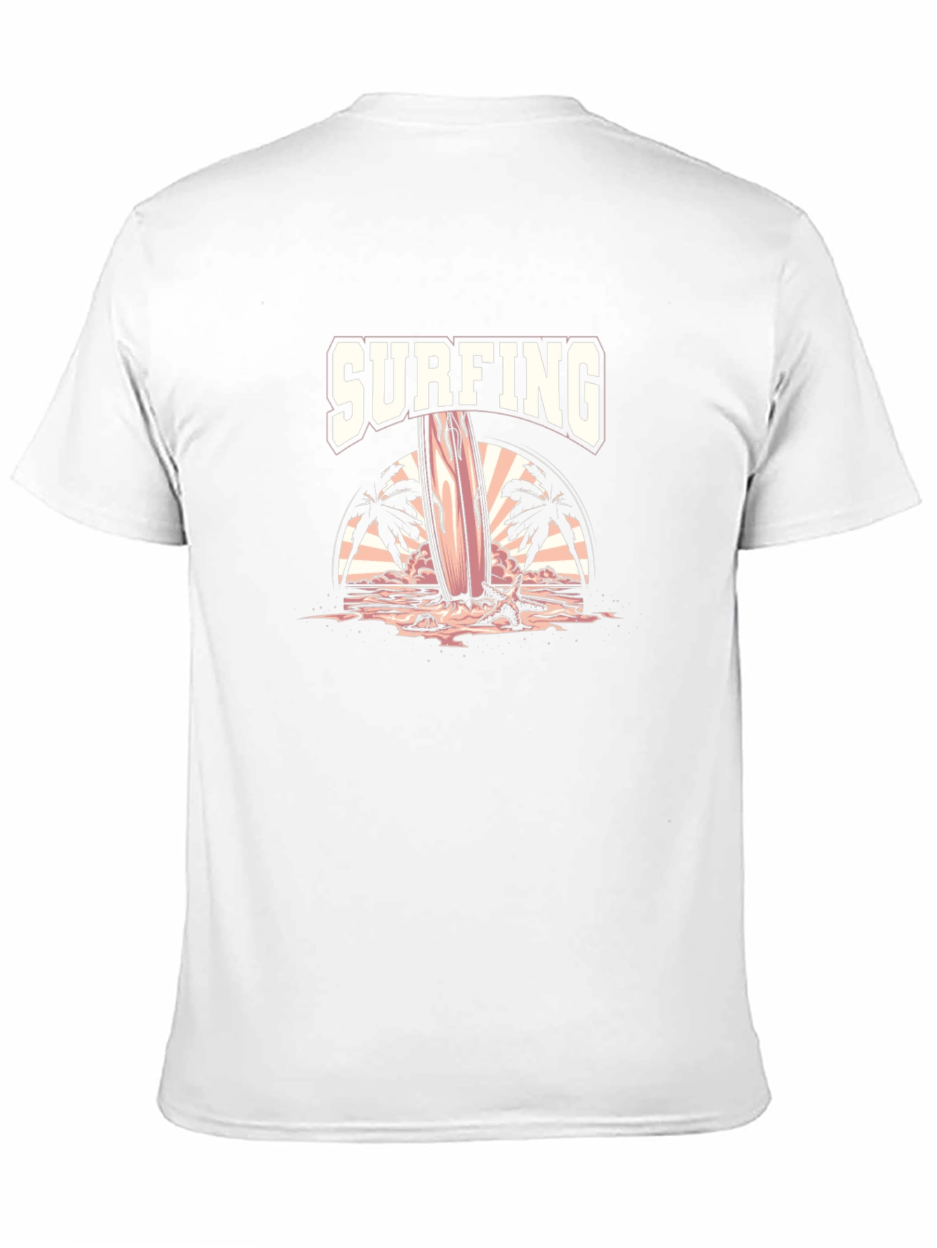 Surfing Graphic Tee - Beach Vibe T-Shirt