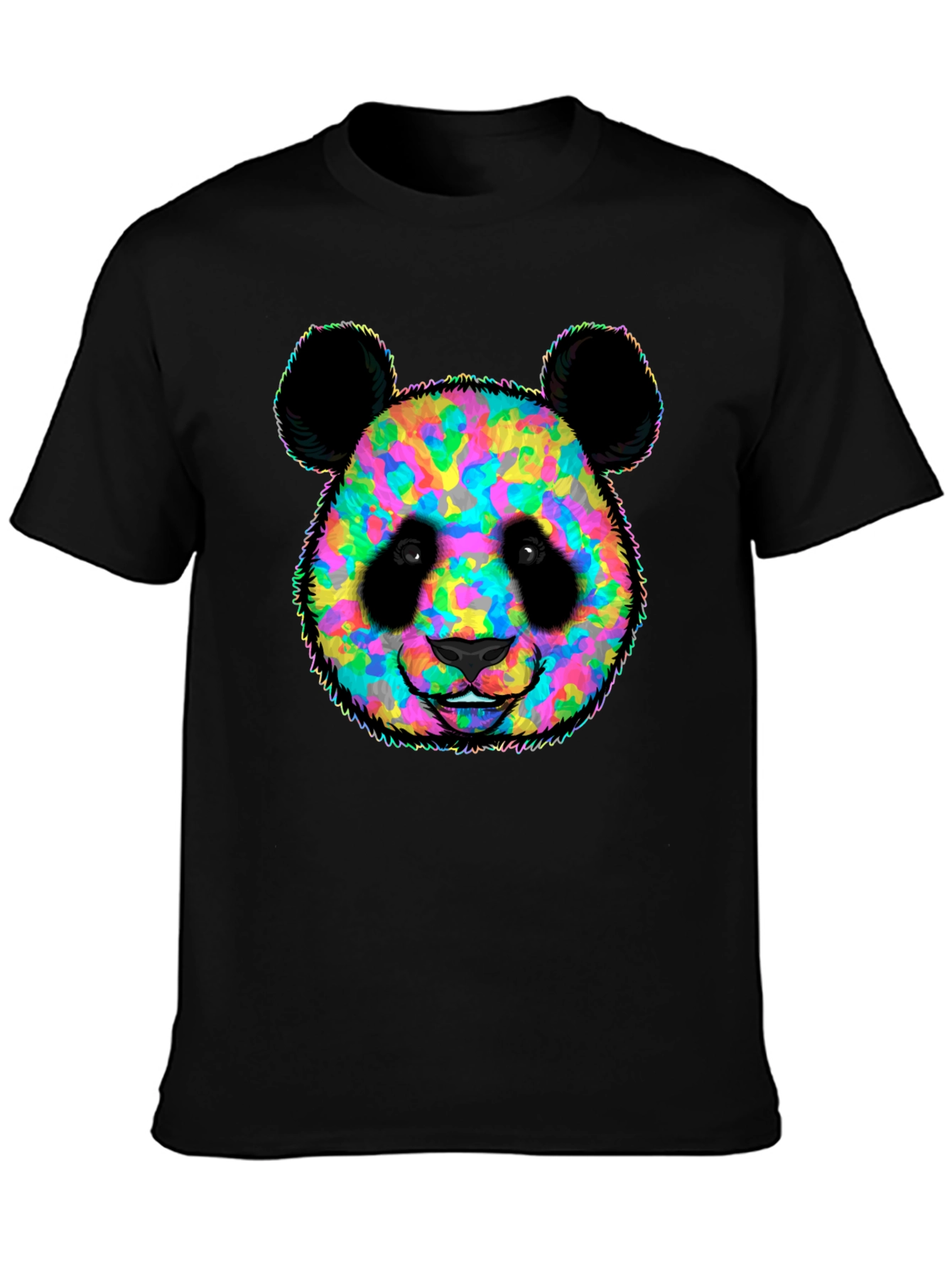 Vibrant Panda Graphic T-Shirt