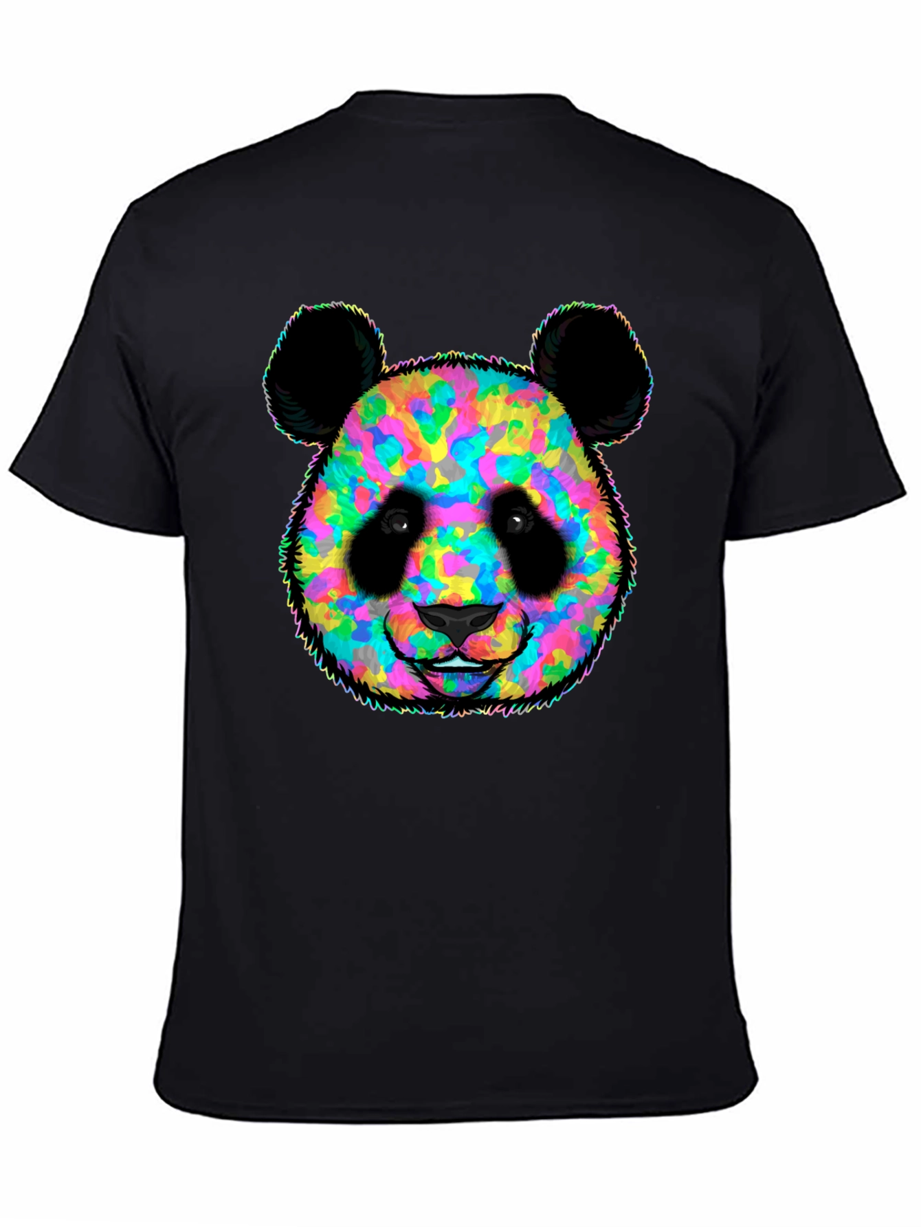Vibrant Panda Graphic T-Shirt