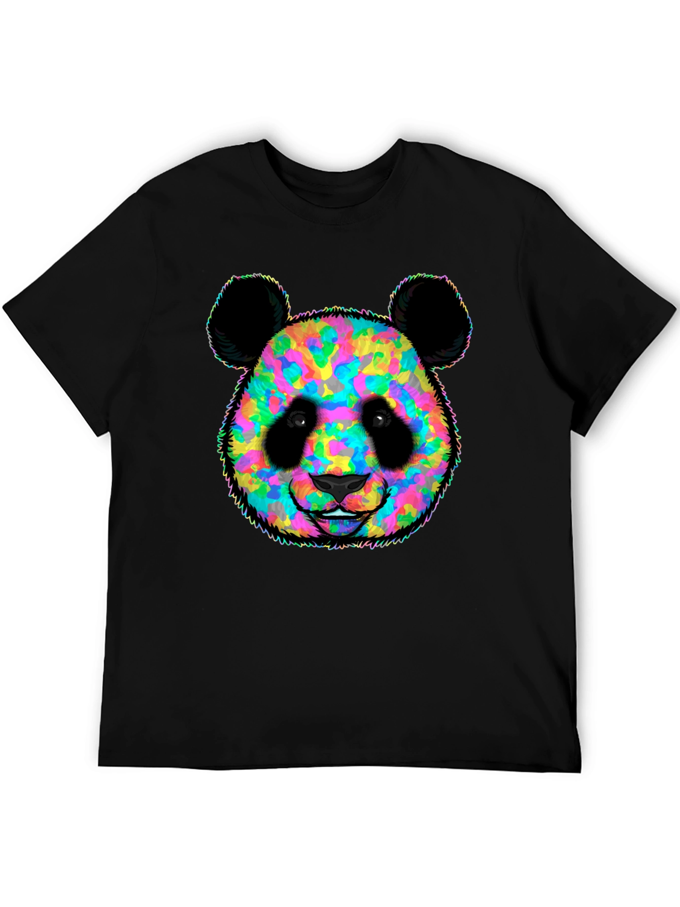 Vibrant Panda Graphic T-Shirt