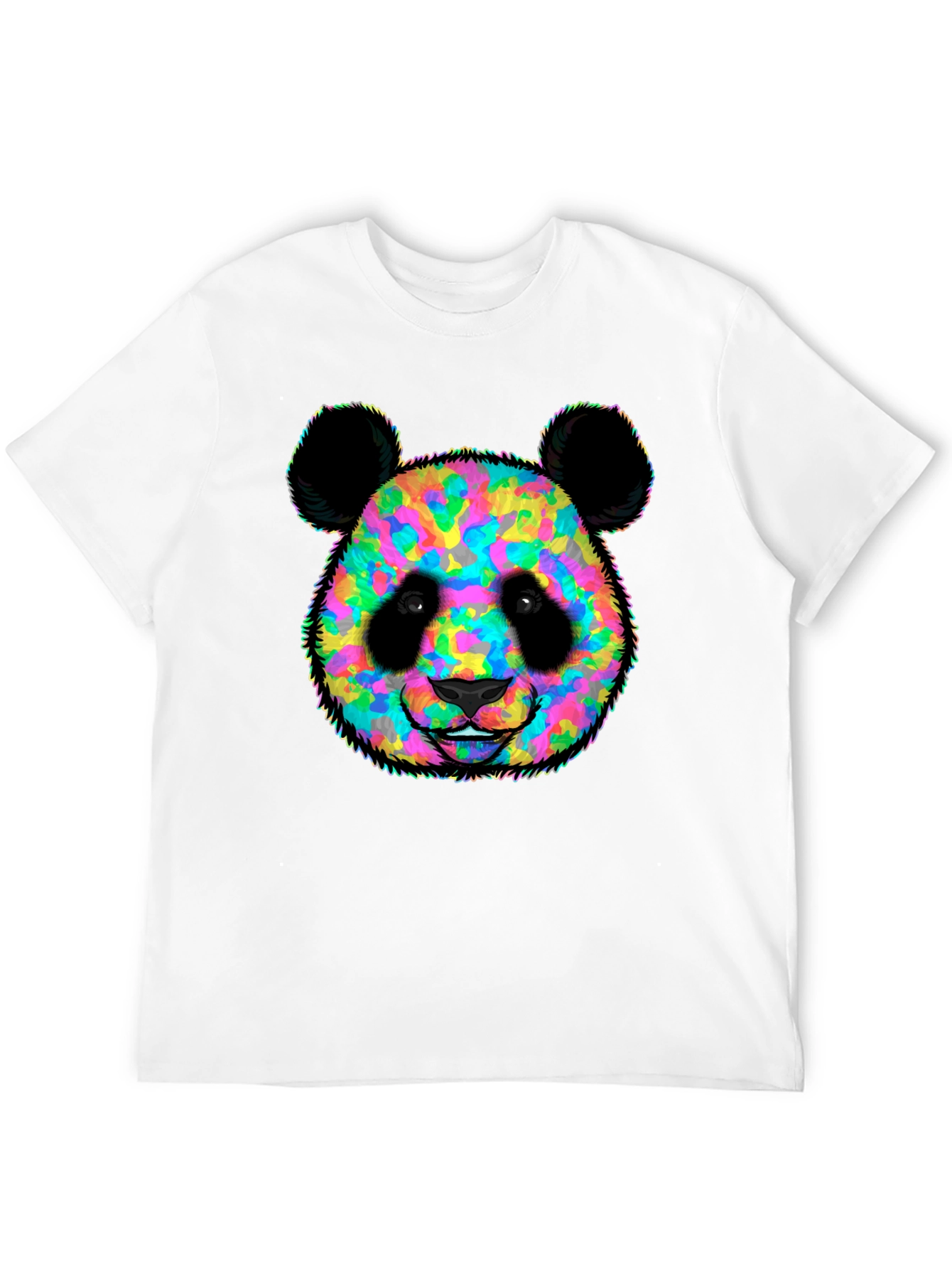 Vibrant Panda Graphic T-Shirt