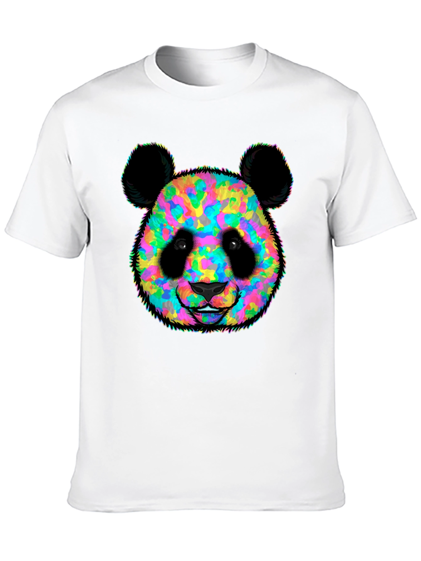 Vibrant Panda Graphic T-Shirt